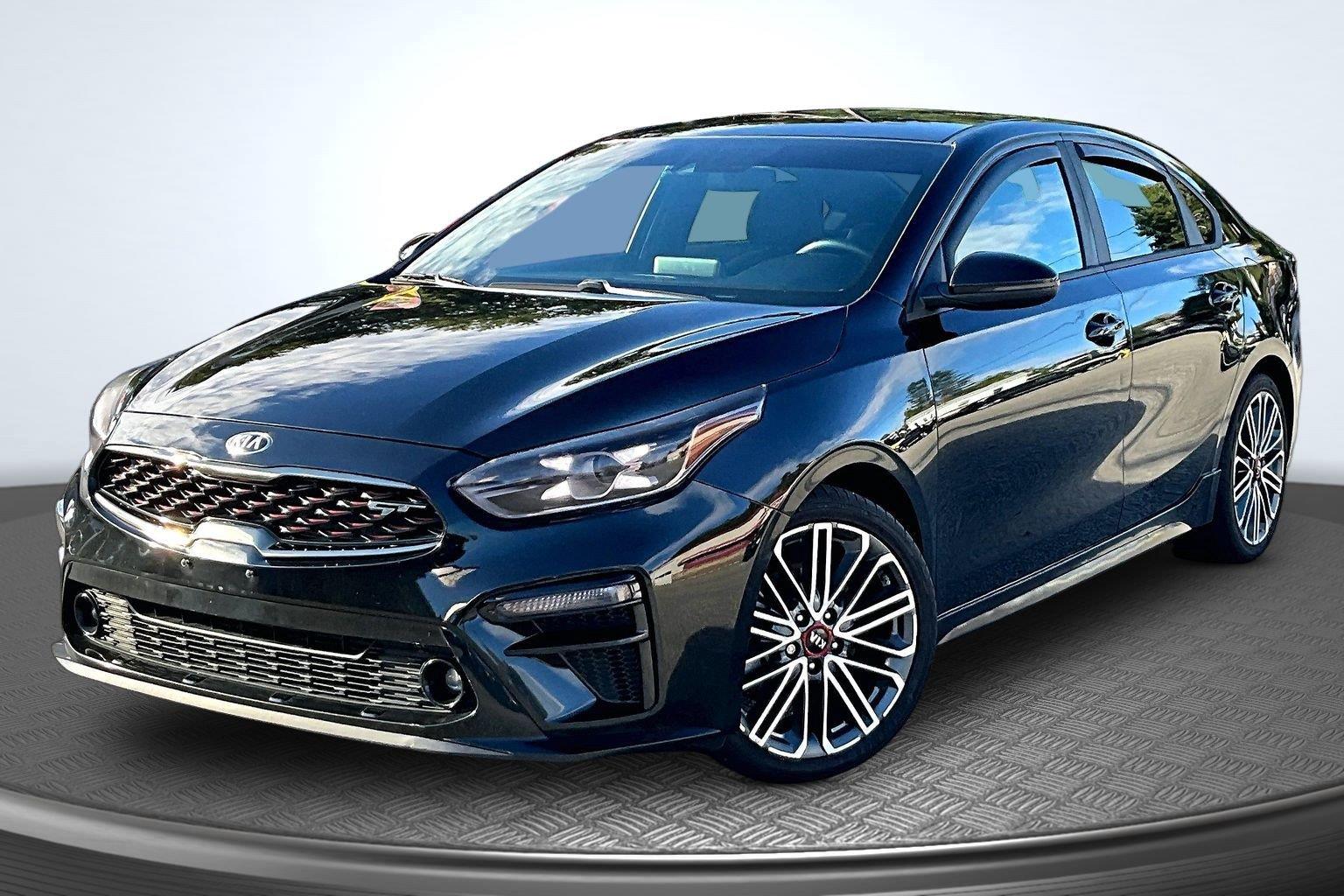 Aurora Black 2021 Kia Forte Sedan Front-Wheel Drive Automatic