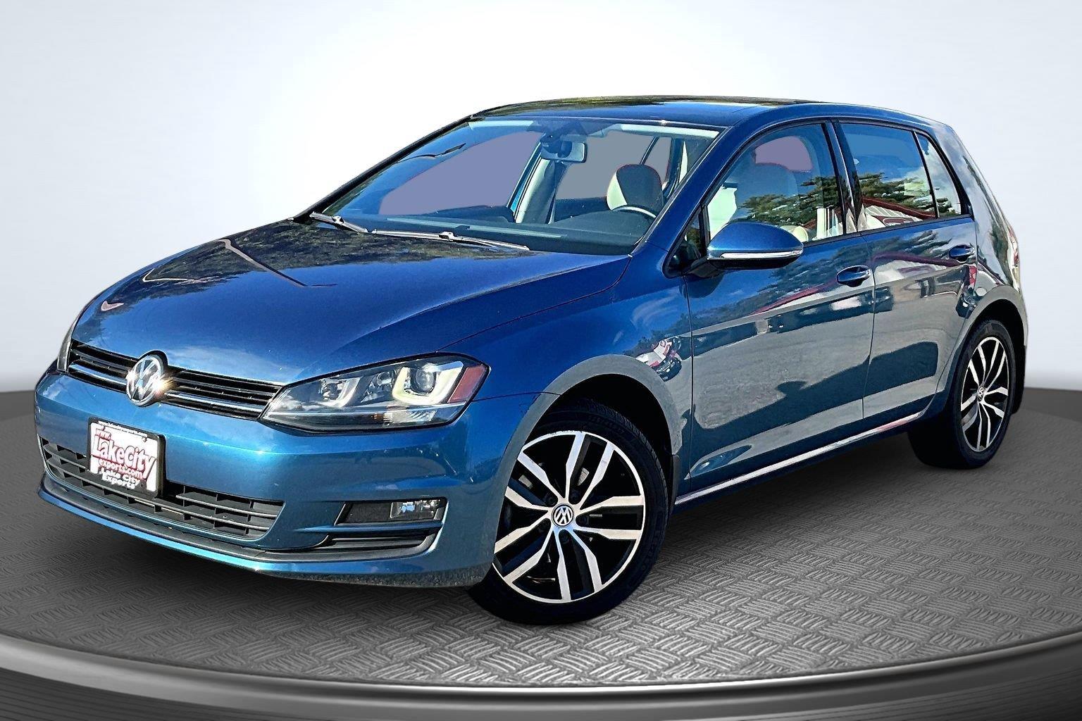 Silk Blue Metallic 2015 Volkswagen Golf Hatchback Front-Wheel Drive Automatic