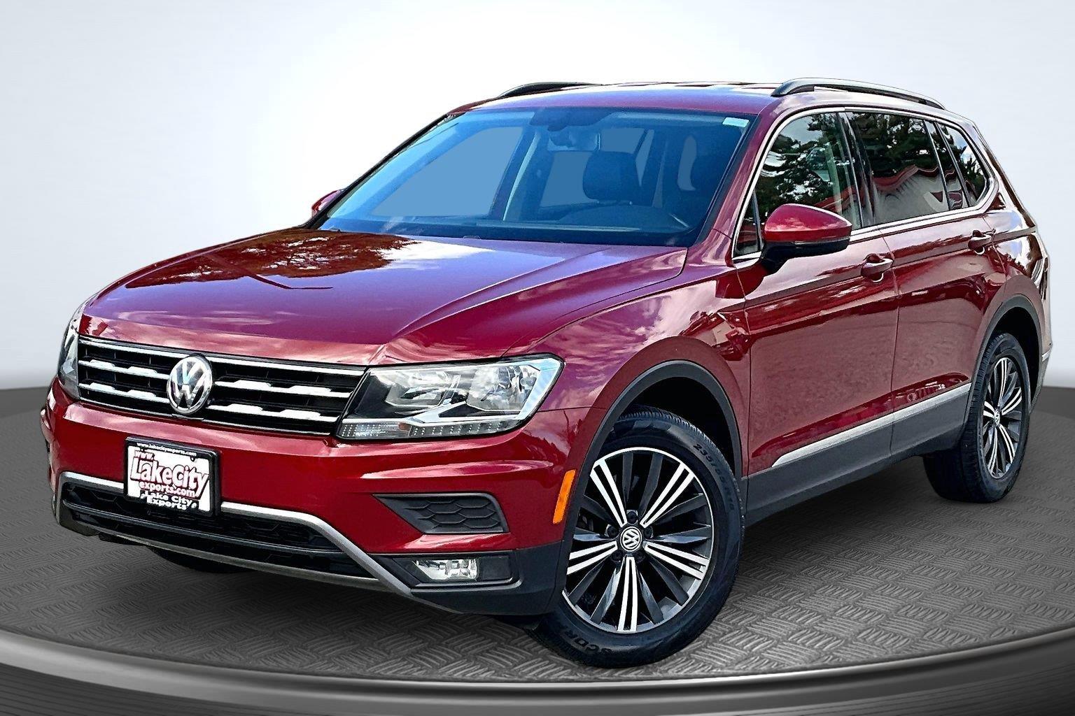 Cardinal Red Metallic 2018 Volkswagen Tiguan SUV / Crossover All-Wheel Drive Automatic