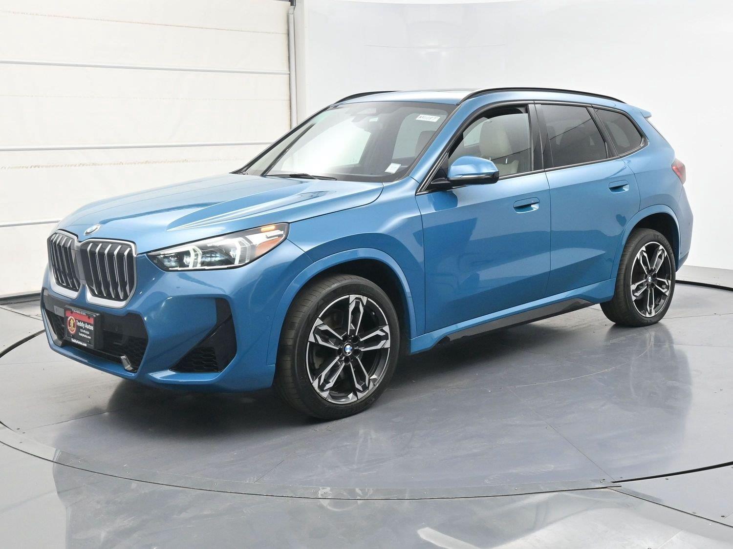 Blue Bay Lagoon Metallic 2023 BMW X1 SUV / Crossover All-Wheel Drive Automatic