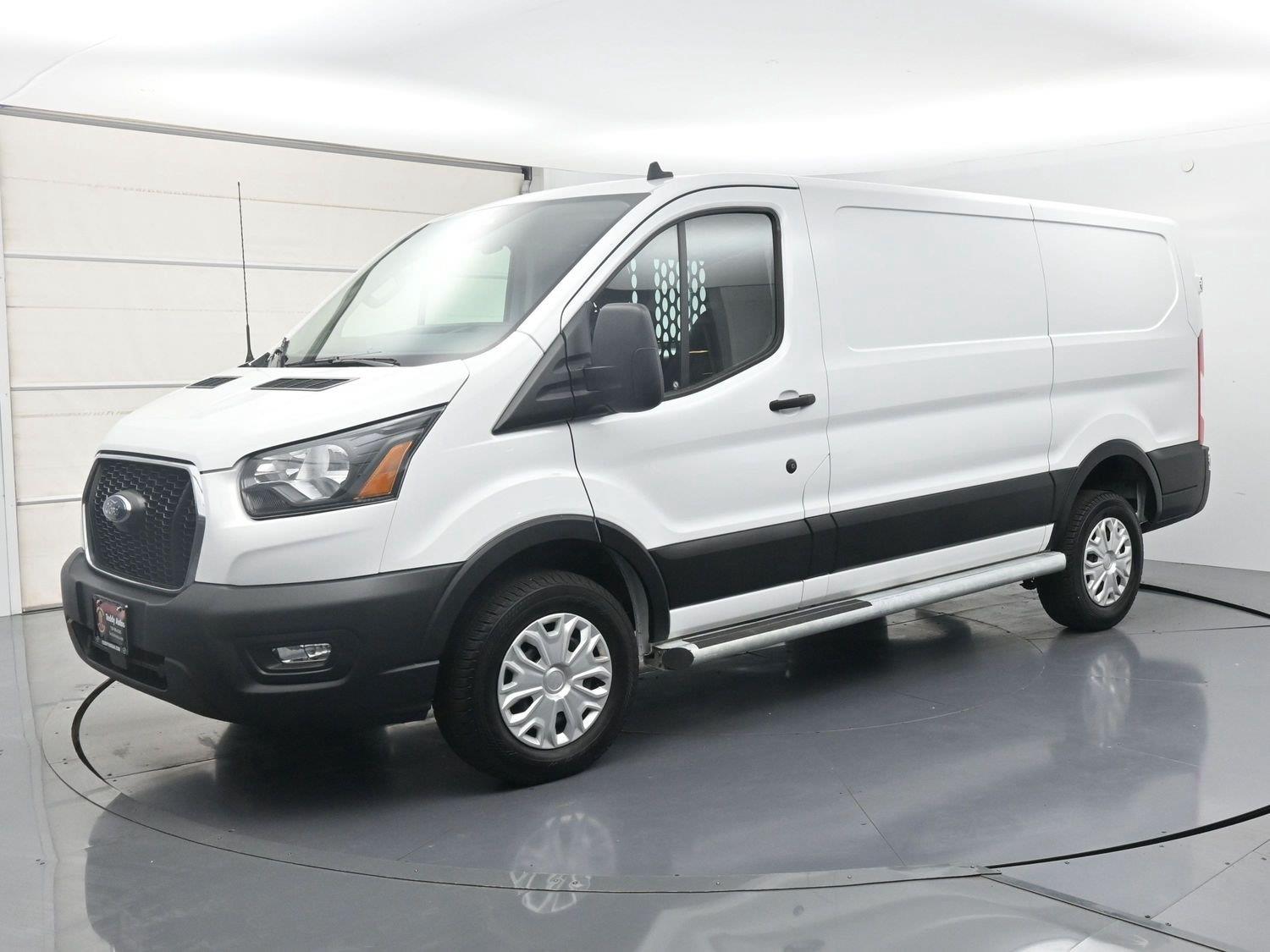 Oxford White 2025 Ford Transit Cargo Van Rear-Wheel Drive