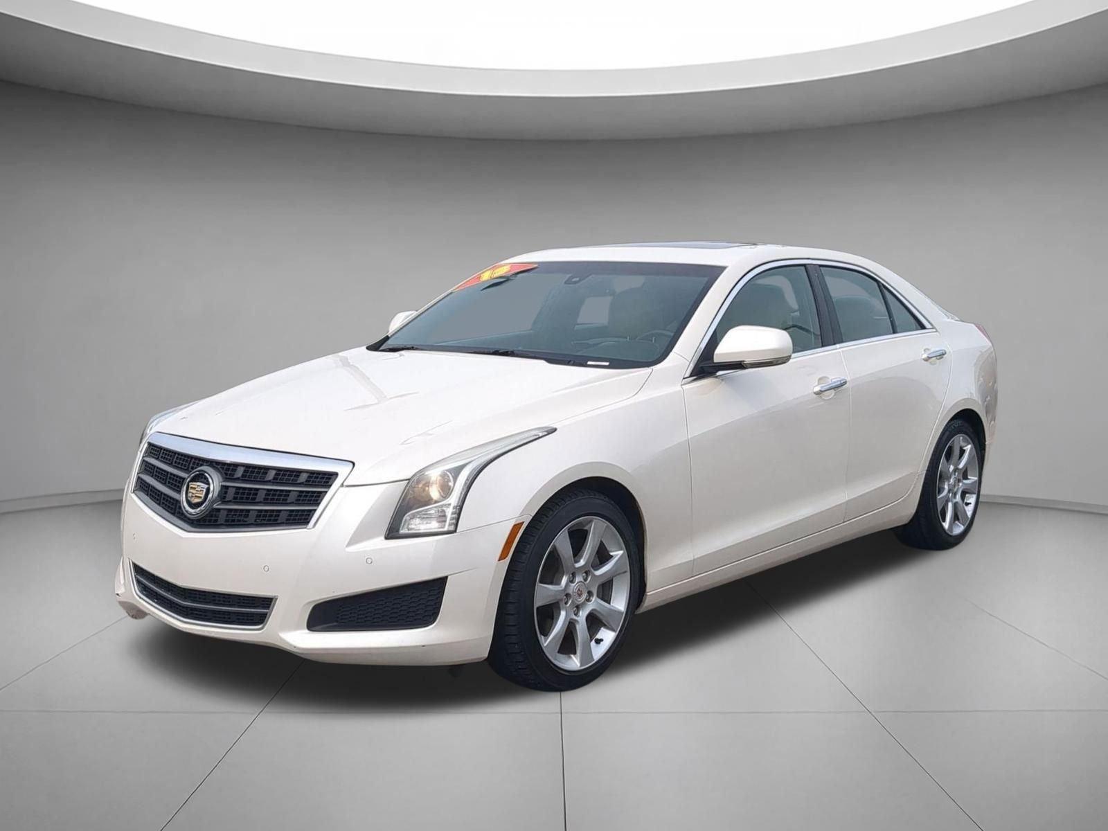 White Diamond Tricoat 2013 Cadillac ATS 2.5L Luxury RWD Sedan Rear-Wheel Drive 6-Speed Automatic