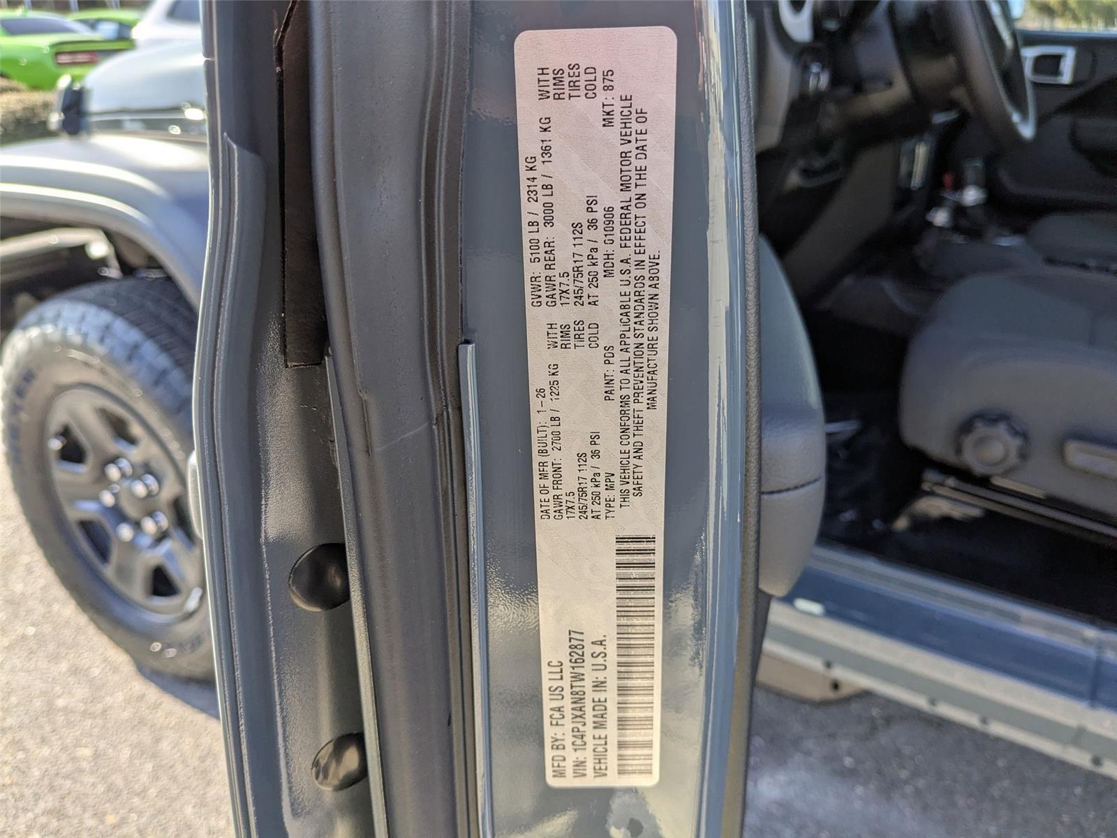New 2026 Anvil Clearcoat Jeep Sport image 30