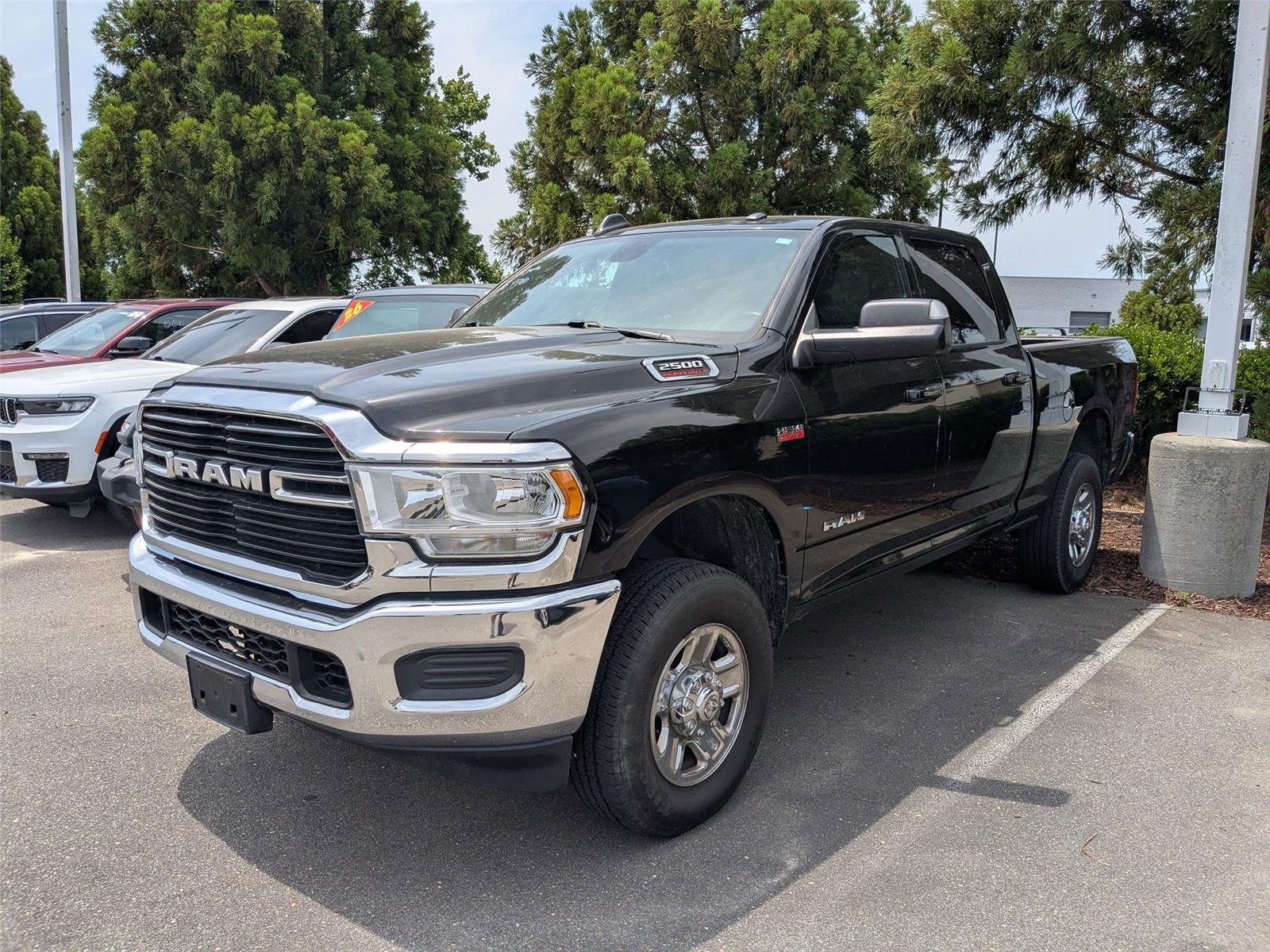 Diamond Black Crystal Pearlcoat 2021 RAM 2500 Big Horn Crew Cab 4WD Pickup Truck Four-Wheel Drive 8-Speed Automatic