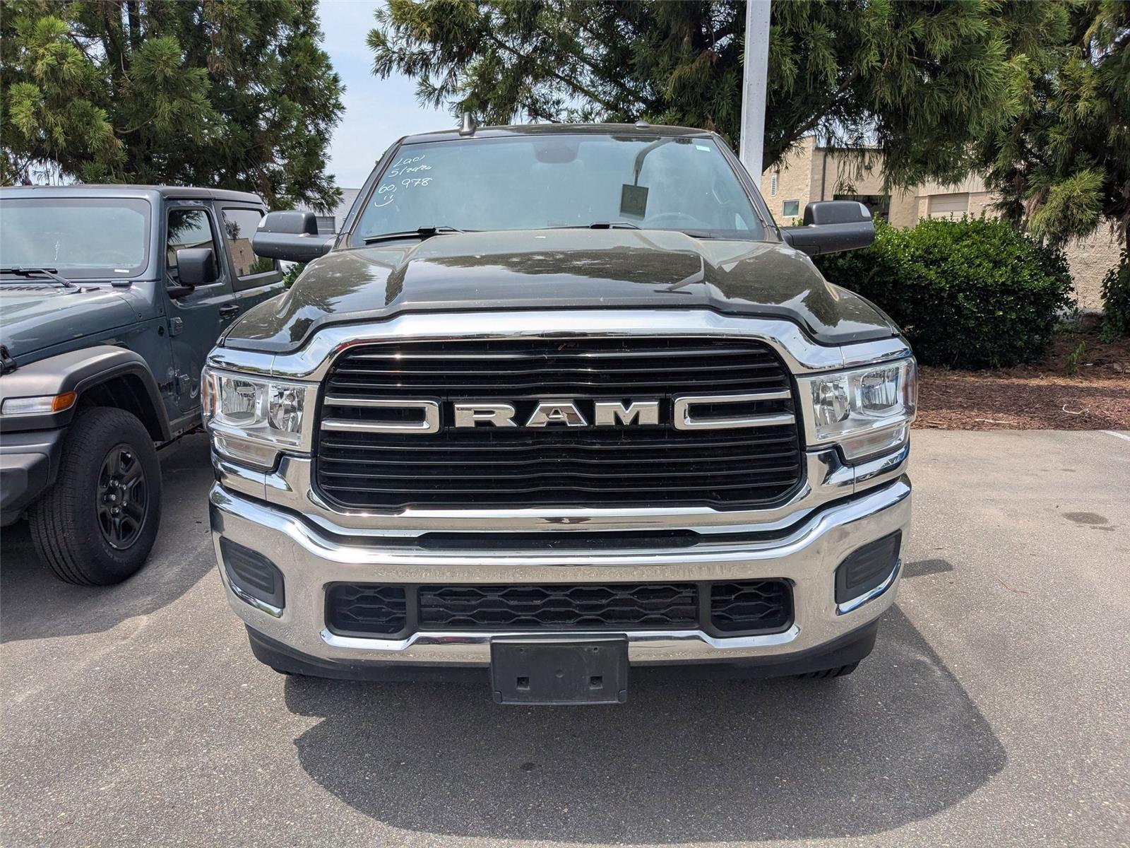 Used 2021 Diamond Black Crystal Pearlcoat Ram Big Horn image 2