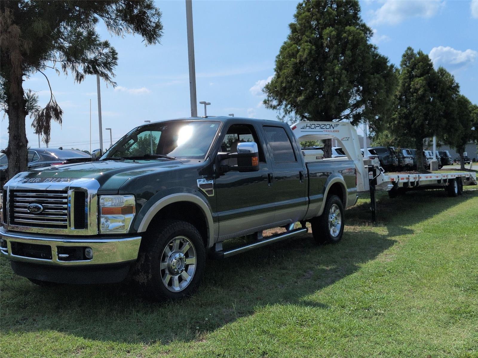 Forest Green Metallic 2010 Ford F-250 Super Duty Pickup Truck Four-Wheel Drive 6-Speed Manual Overdrive