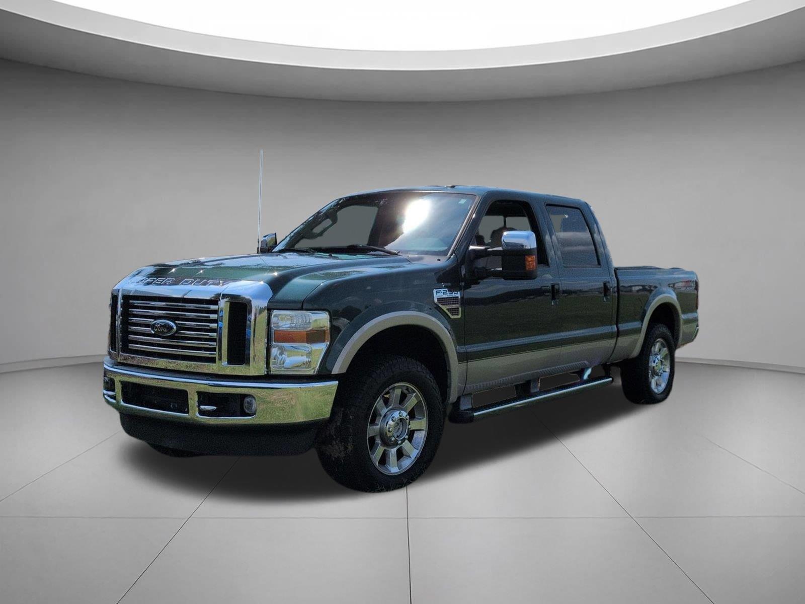 Forest Green Metallic 2010 Ford F-250 Super Duty Pickup Truck Four-Wheel Drive 6-Speed Manual Overdrive