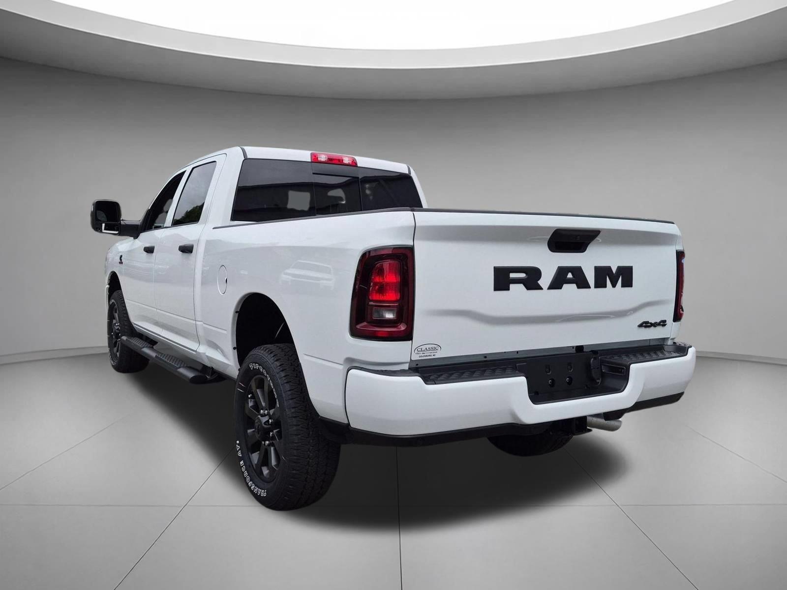 New 2026 Bright White Clearcoat Ram Black Express image 3