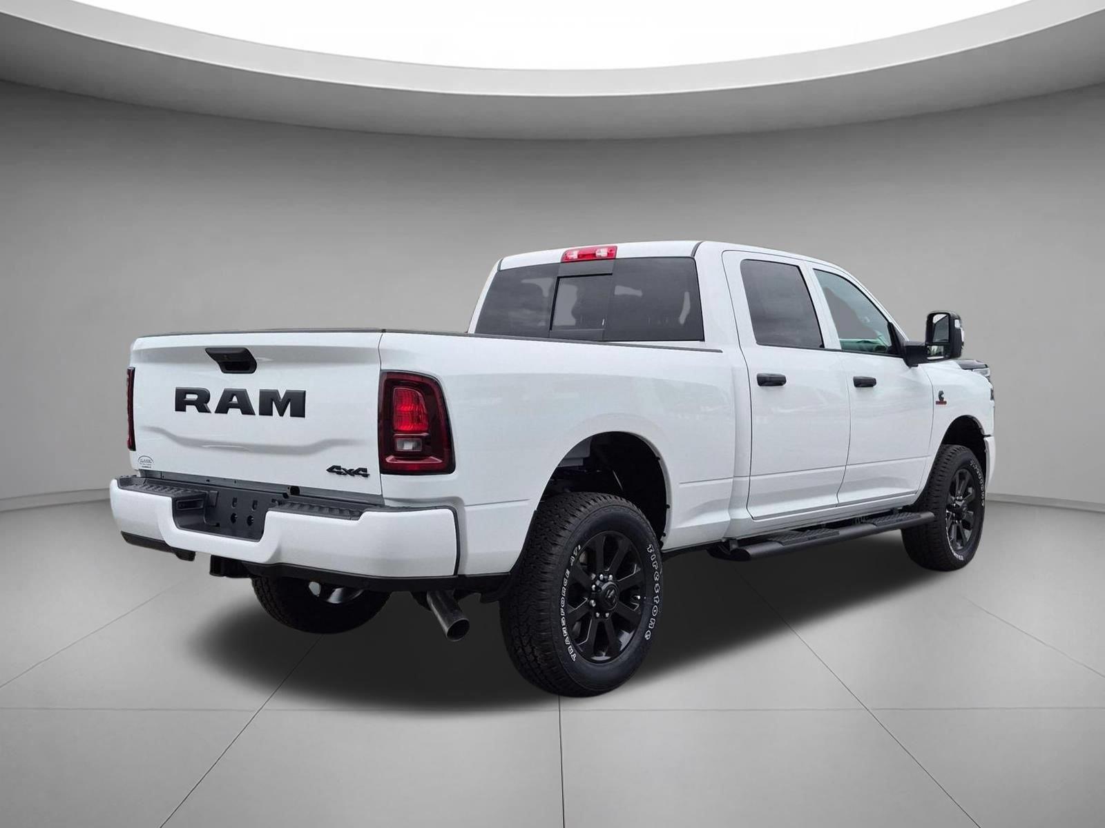 New 2026 Bright White Clearcoat Ram Black Express image 5