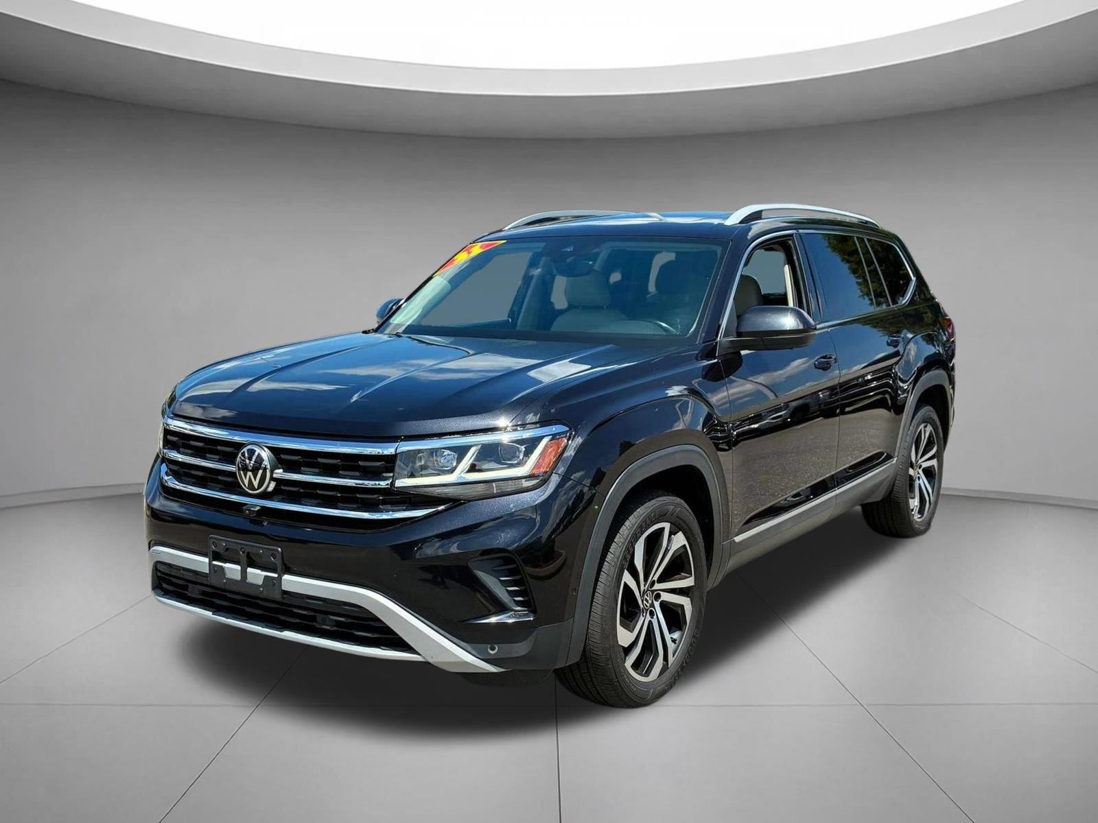 Deep Black Pearl 2021 Volkswagen Atlas SUV / Crossover All-Wheel Drive Automatic