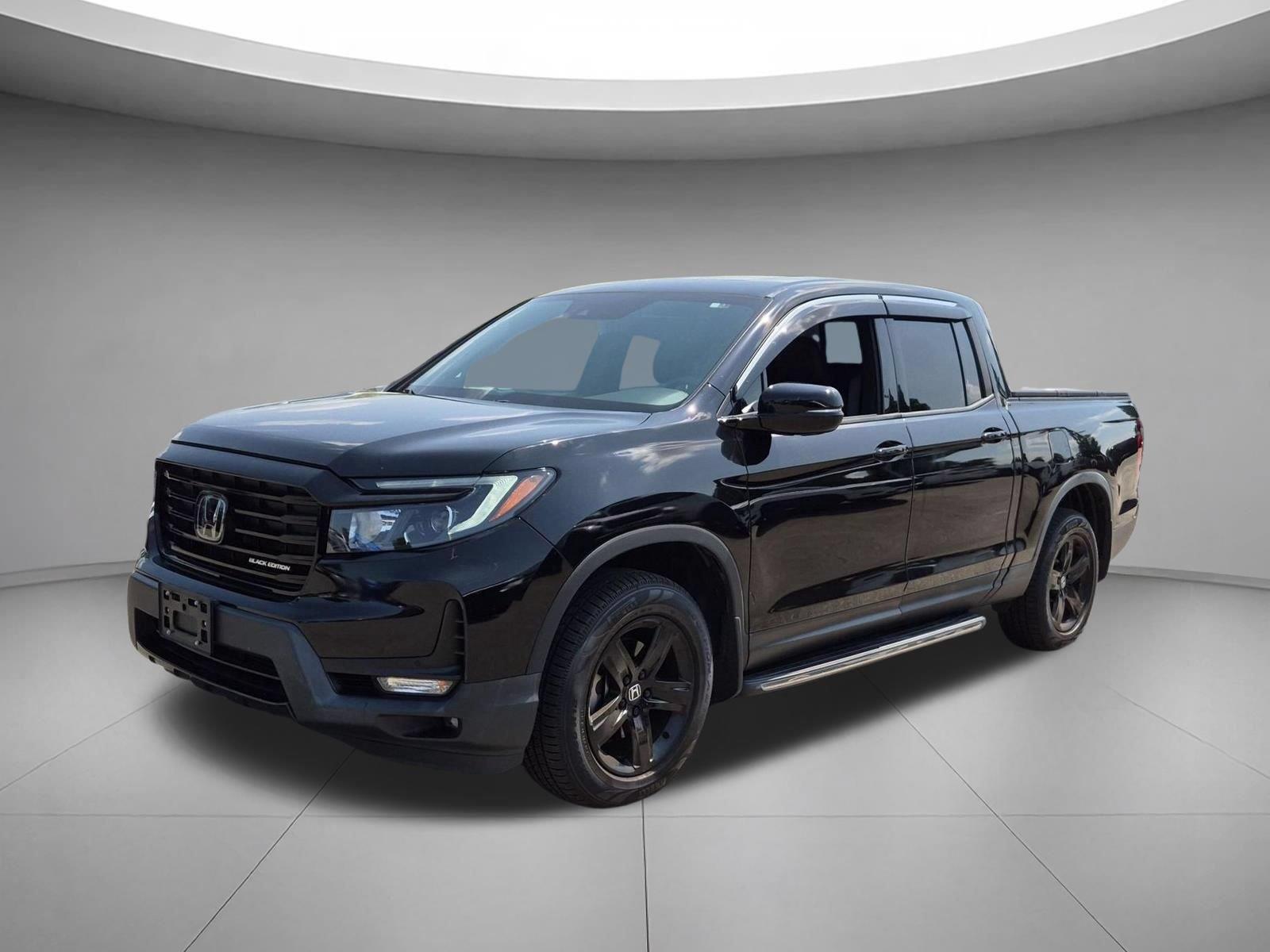Crystal Black Pearl 2023 Honda Ridgeline Pickup Truck All-Wheel Drive Automatic