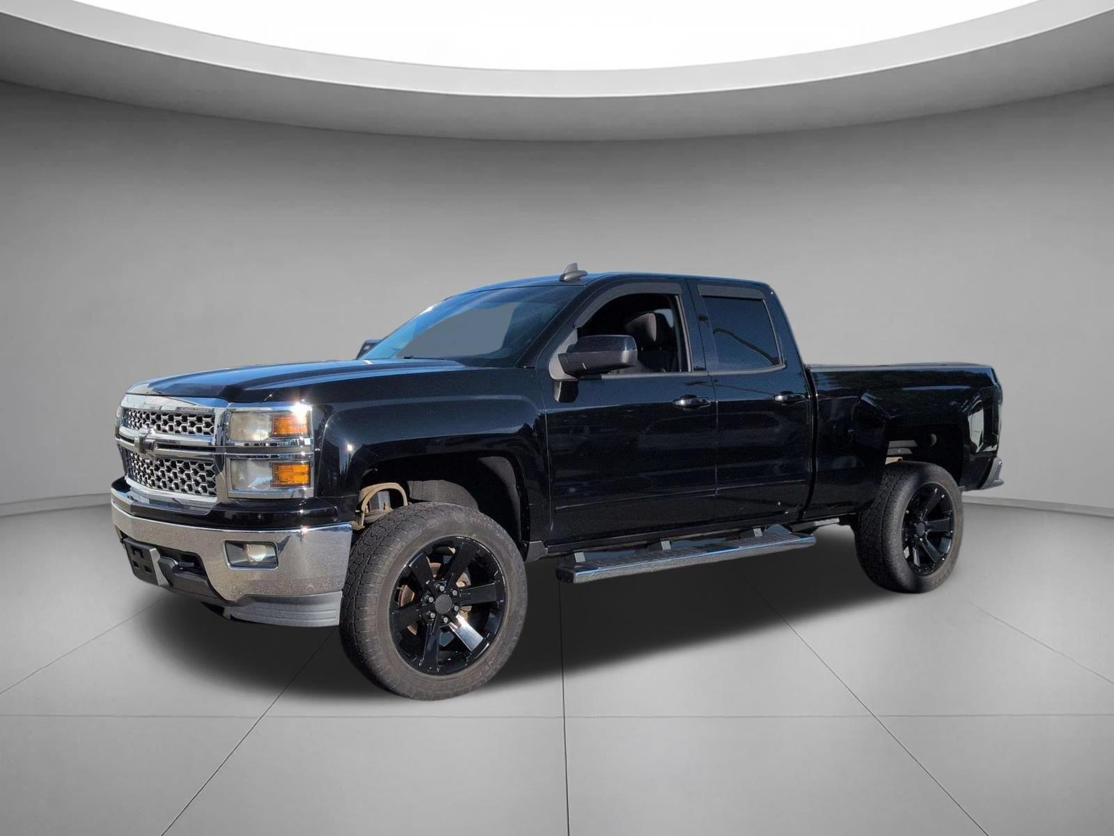 Black 2015 Chevrolet Silverado 1500 Pickup Truck Four-Wheel Drive 6-Speed Automatic