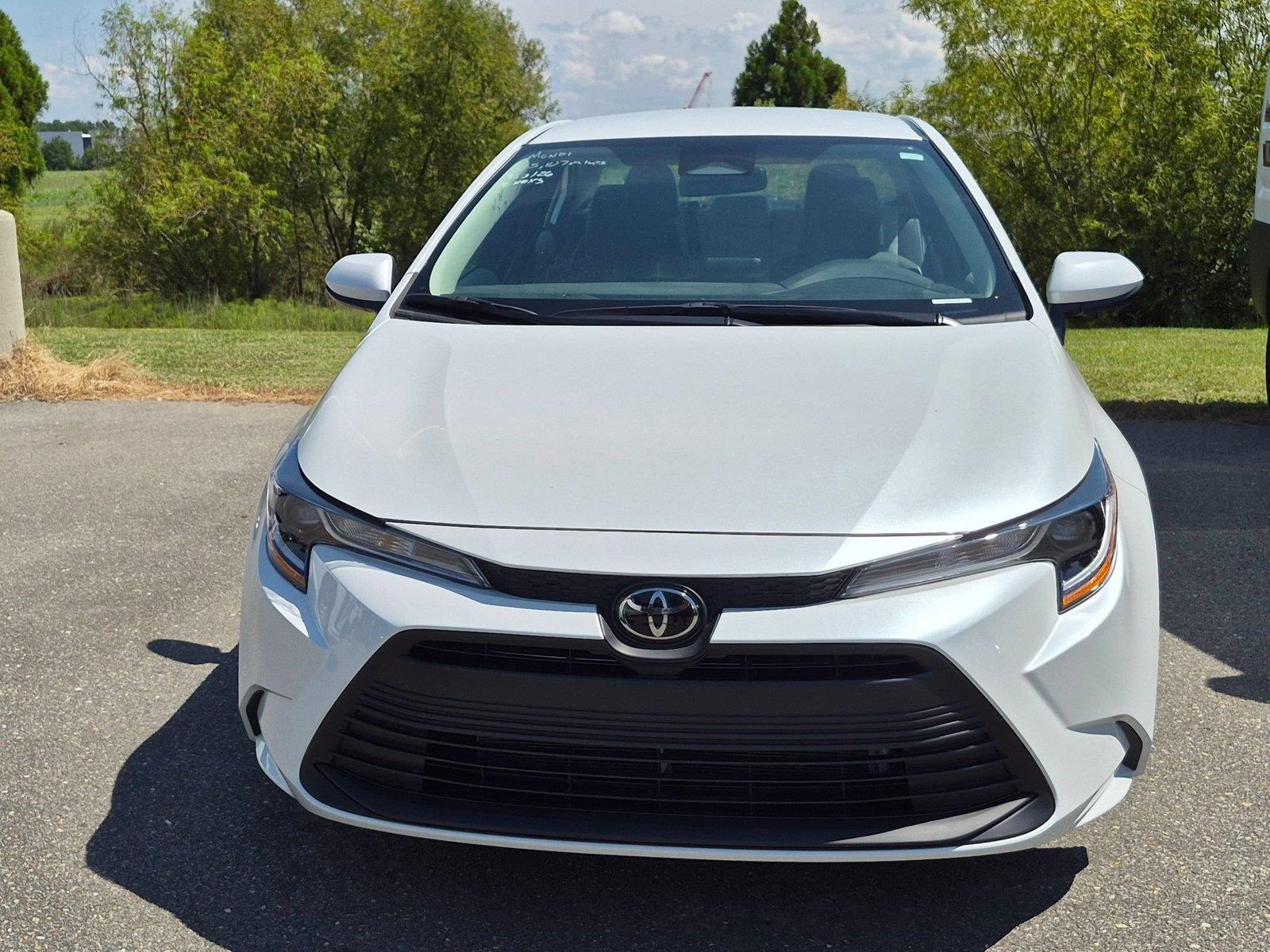 White (Wind Chill Pearl) 2026 Toyota Corolla Sedan Front-Wheel Drive Continuously Variable Transmission