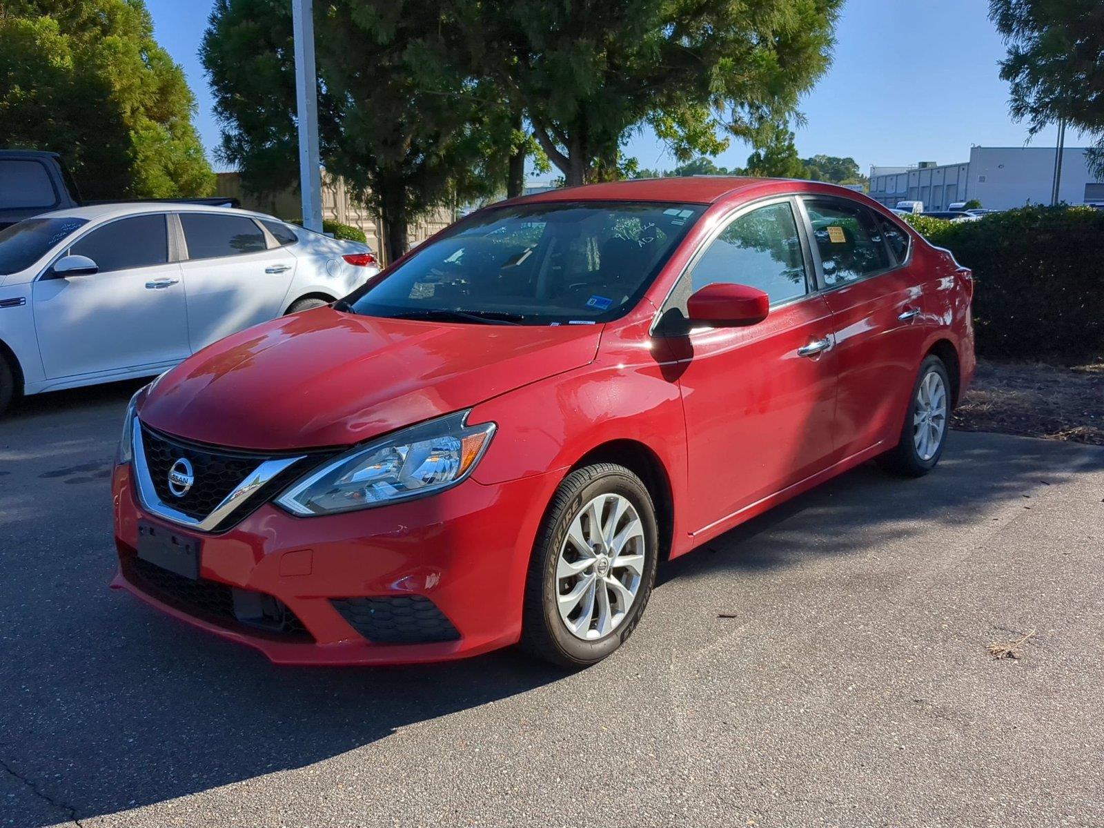 Red Alert 2018 Nissan Sentra Sedan Front-Wheel Drive Continuously Variable Transmission
