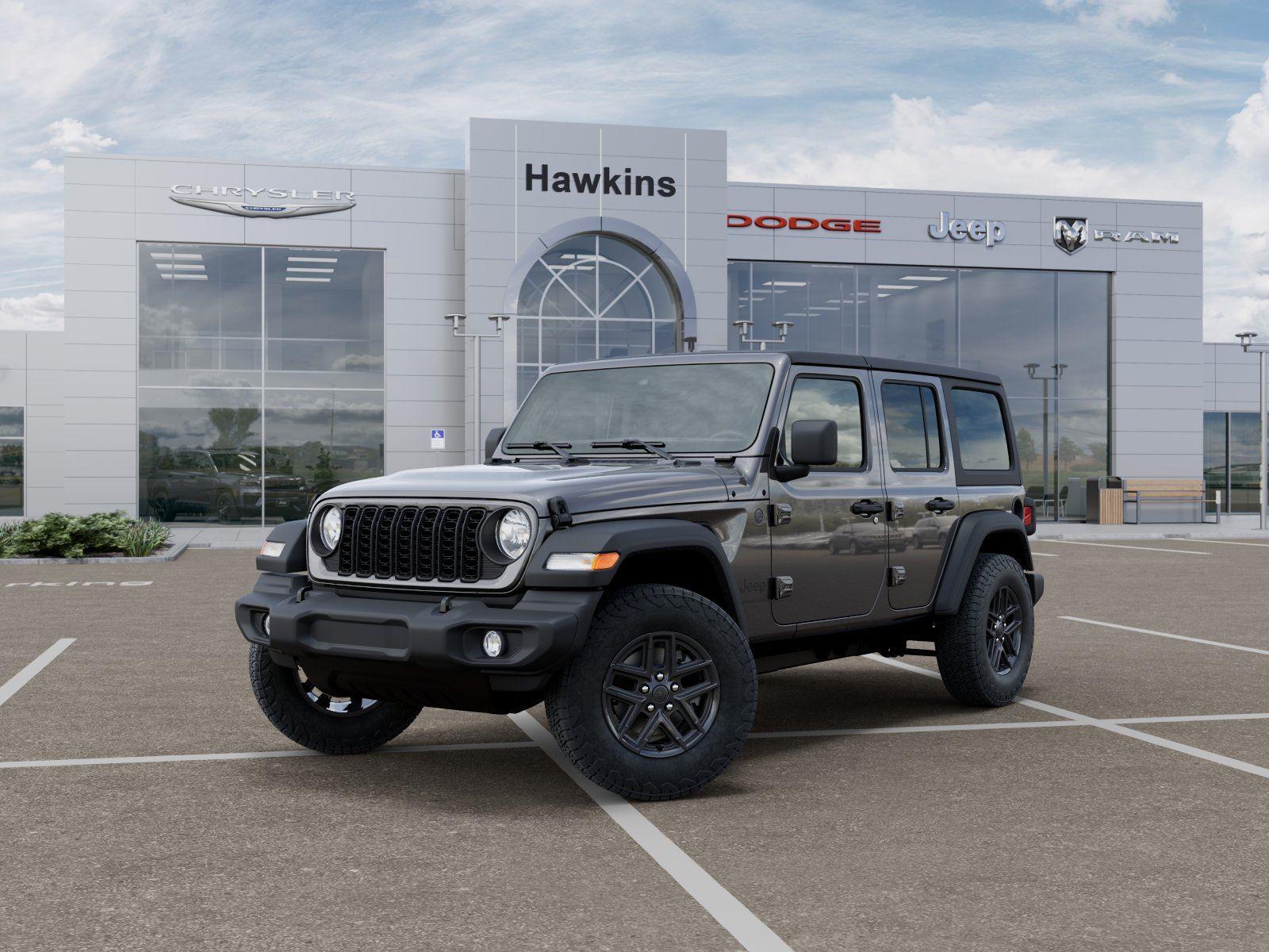 Gray (Granite Crystal Metallic Clearcoat) 2026 Jeep Wrangler SUV / Crossover Four-Wheel Drive 8-Speed Automatic