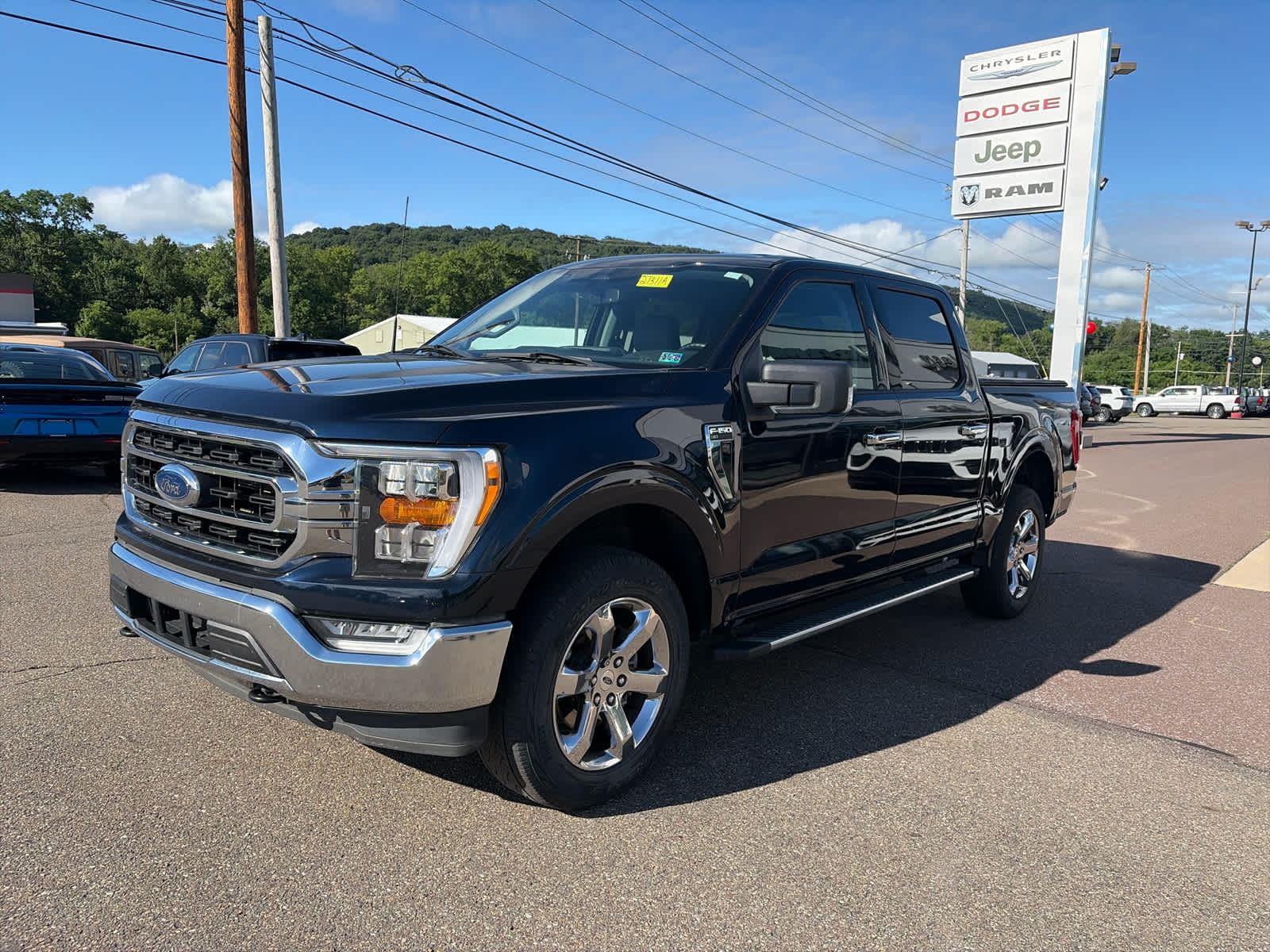 Antimatter Blue 2023 Ford F-150 Pickup Truck Four-Wheel Drive Automatic