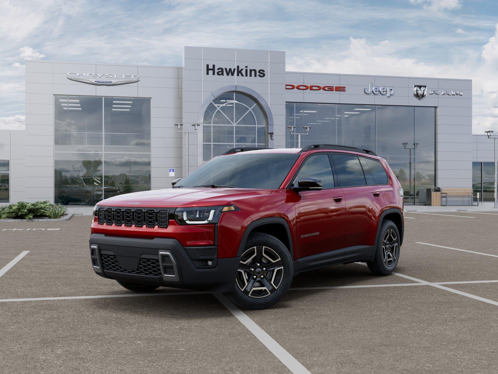 Red Hot Pearlcoat 2026 Jeep Cherokee SUV / Crossover Four-Wheel Drive Automatic