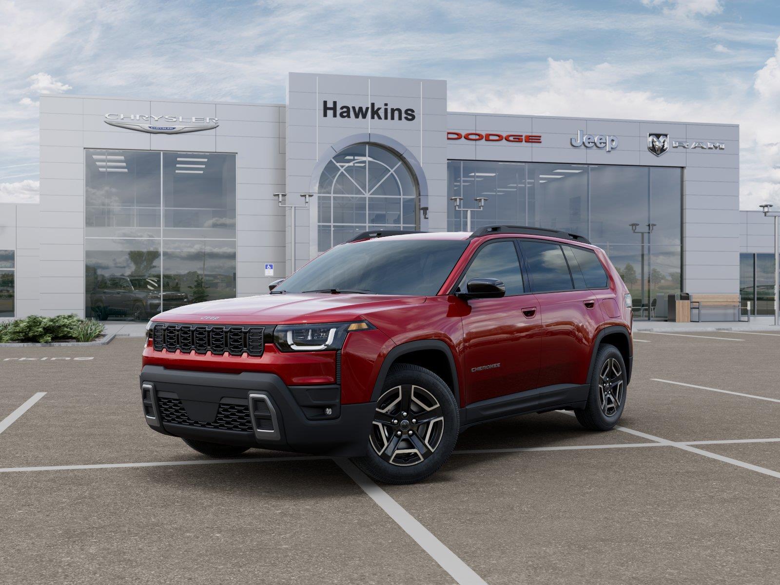 Red Hot Pearlcoat 2026 Jeep Cherokee SUV / Crossover Four-Wheel Drive Automatic