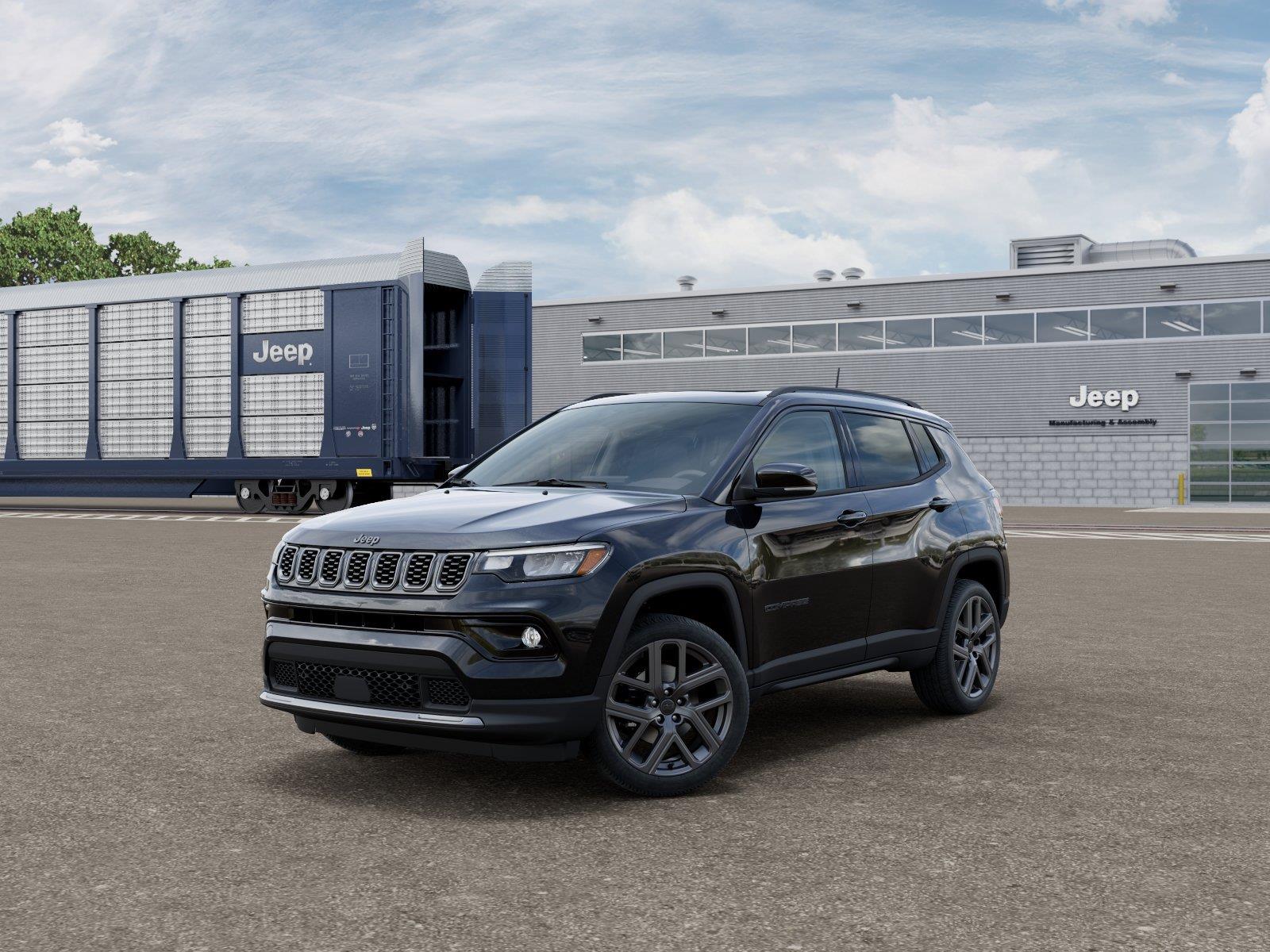 Diamond Black Crystal Pearlcoat 2027 Jeep Compass SUV / Crossover Four-Wheel Drive 8-Speed Automatic