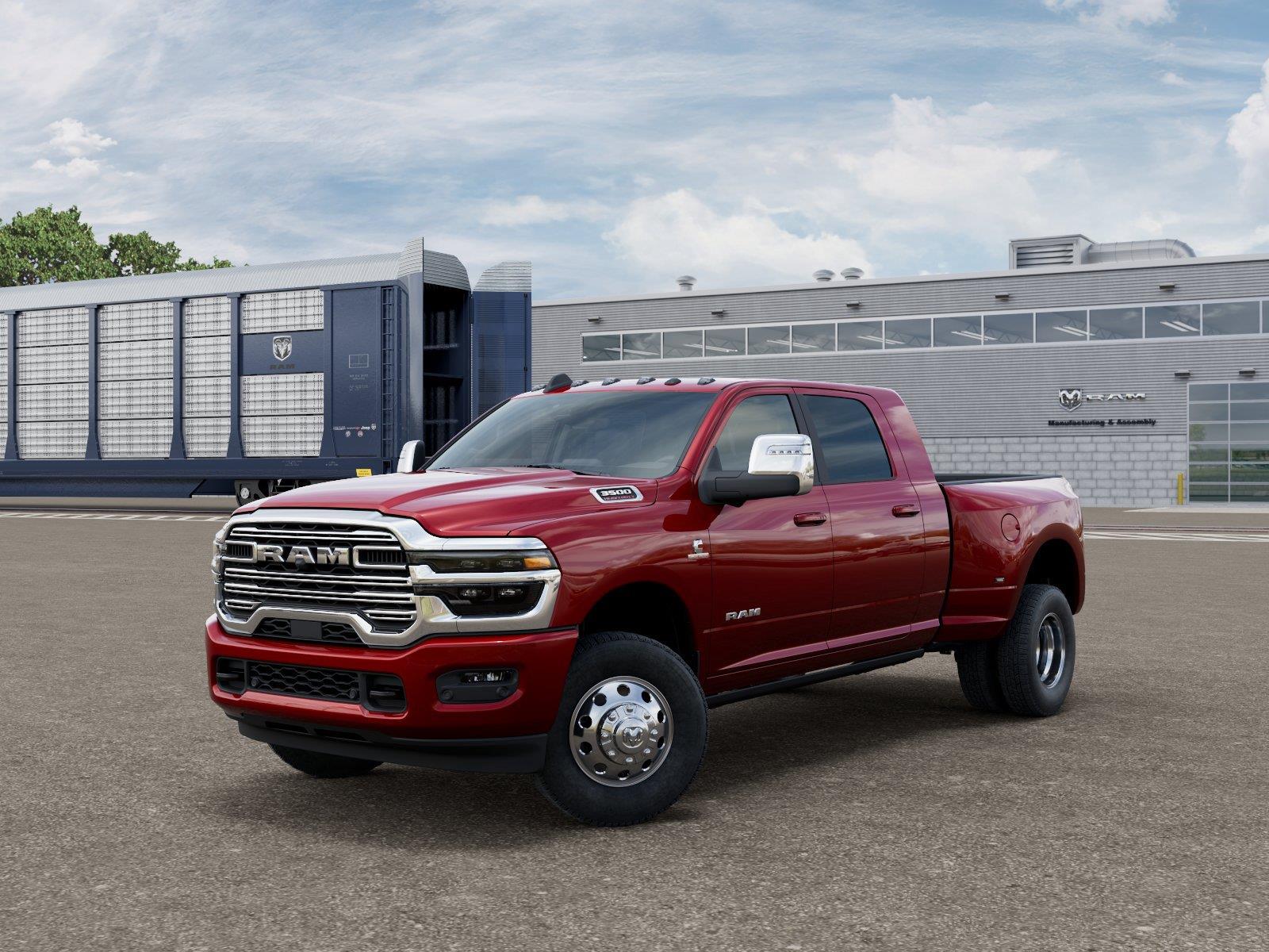 Molten Red Pearlcoat 2027 RAM 3500 Pickup Truck Four-Wheel Drive 8-Speed Automatic