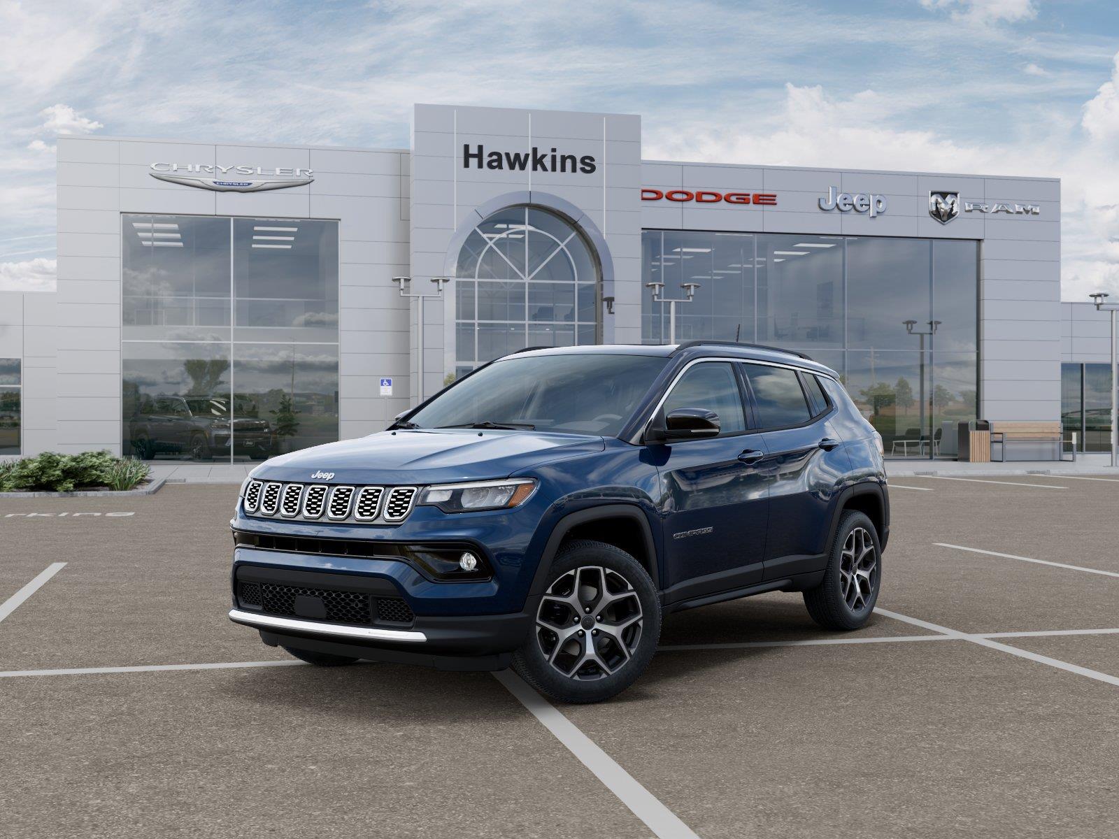Fathom Blue Pearl Coat 2027 Jeep Compass SUV / Crossover Four-Wheel Drive 8-Speed Automatic