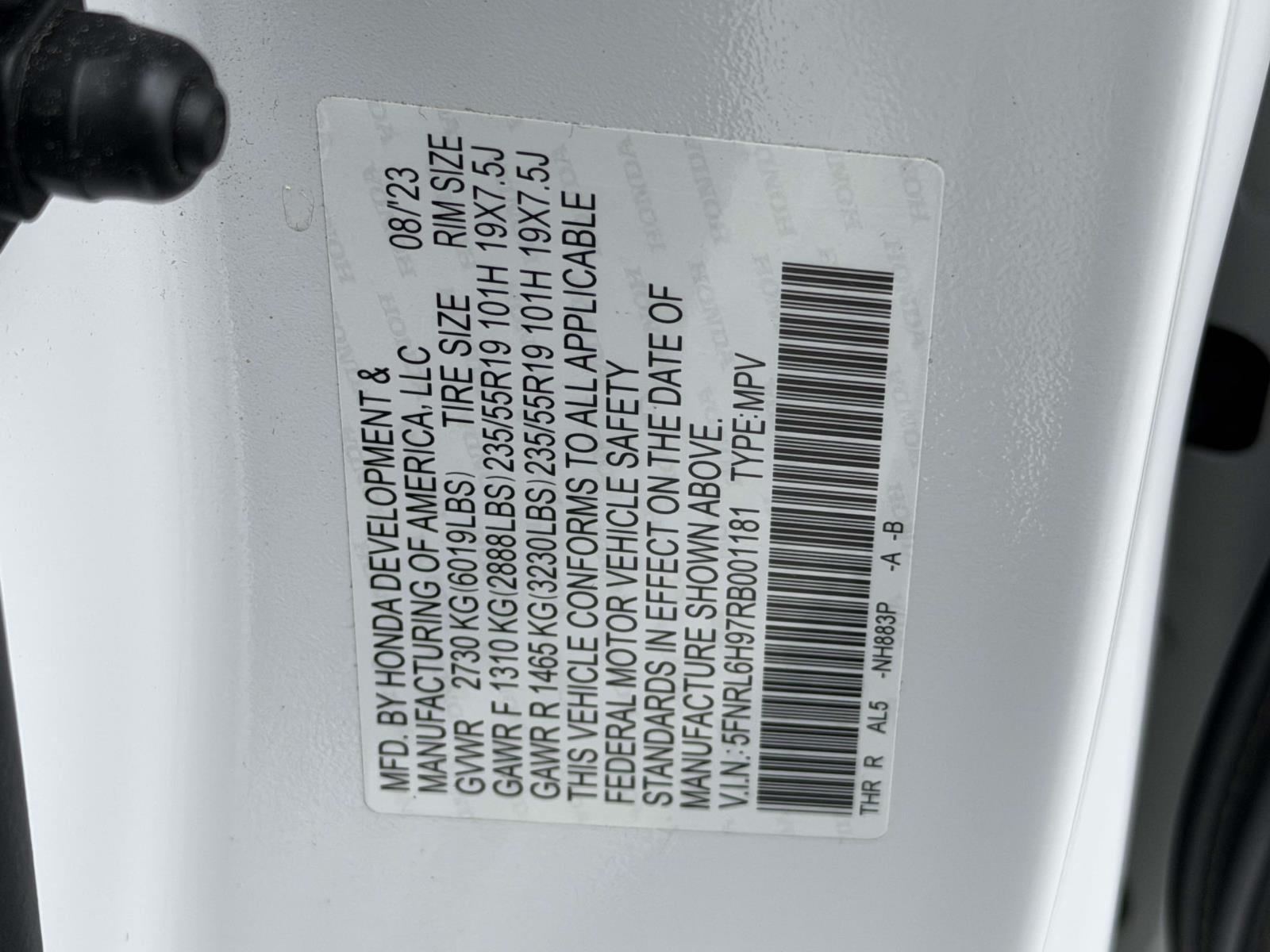 Used 2024 Honda Odyssey Van