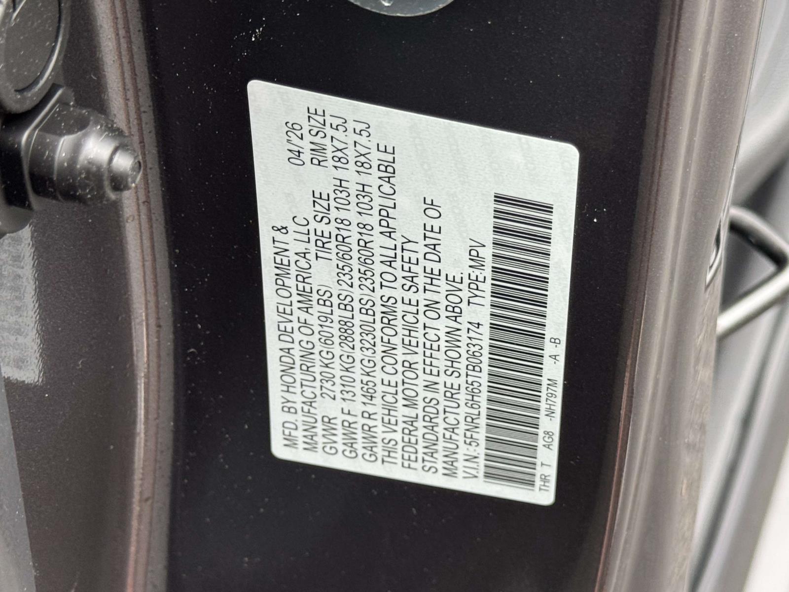 New 2026 Honda Odyssey Van