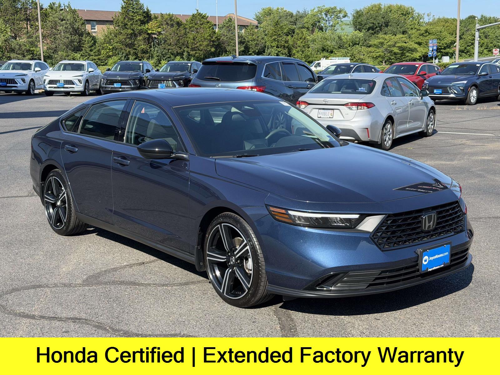 Canyon River Blue Metallic 2026 Honda Accord Sedan Front-Wheel Drive Continuously Variable Transmission