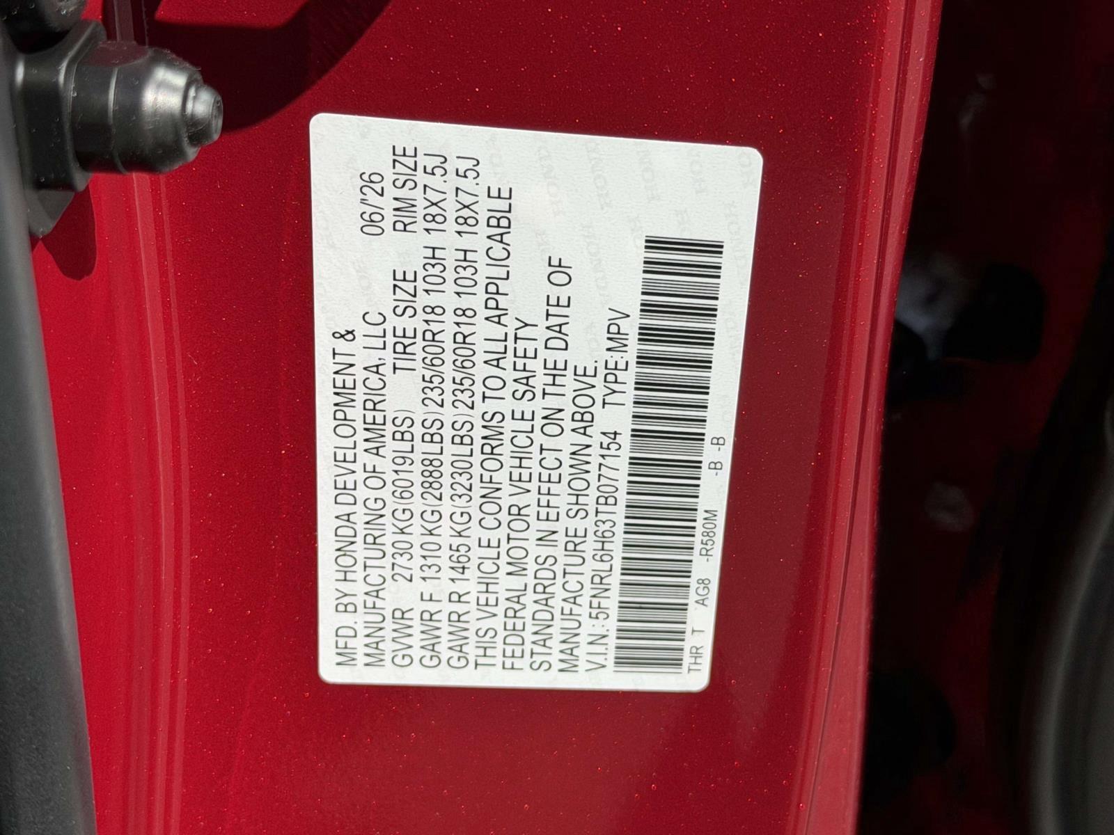 New 2026 Honda Odyssey Van