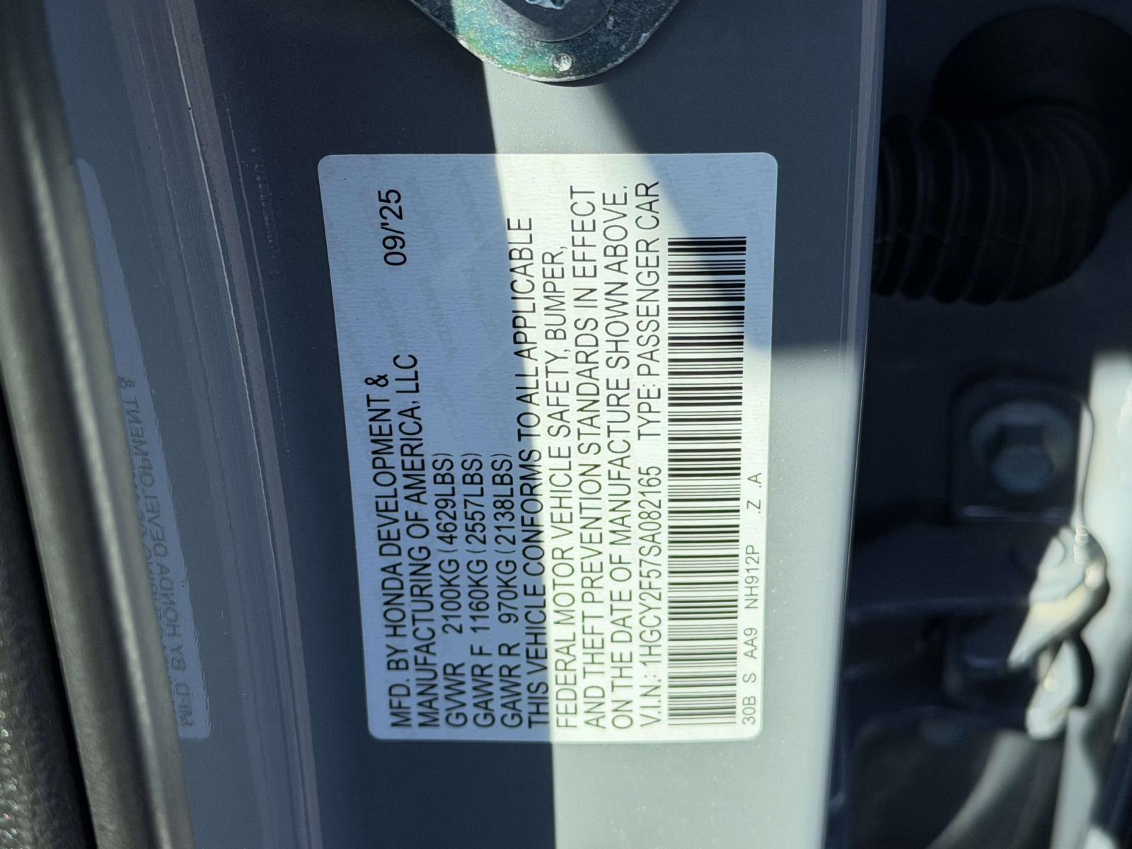 Used 2025 Honda Accord Hybrid Sedan
