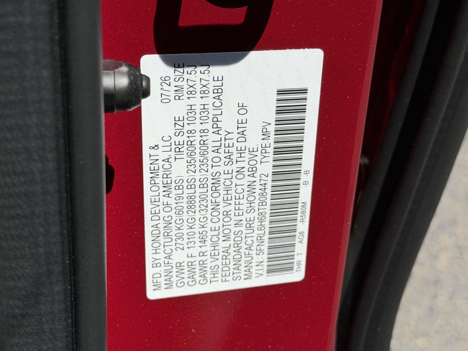 New 2026 Honda Odyssey Van