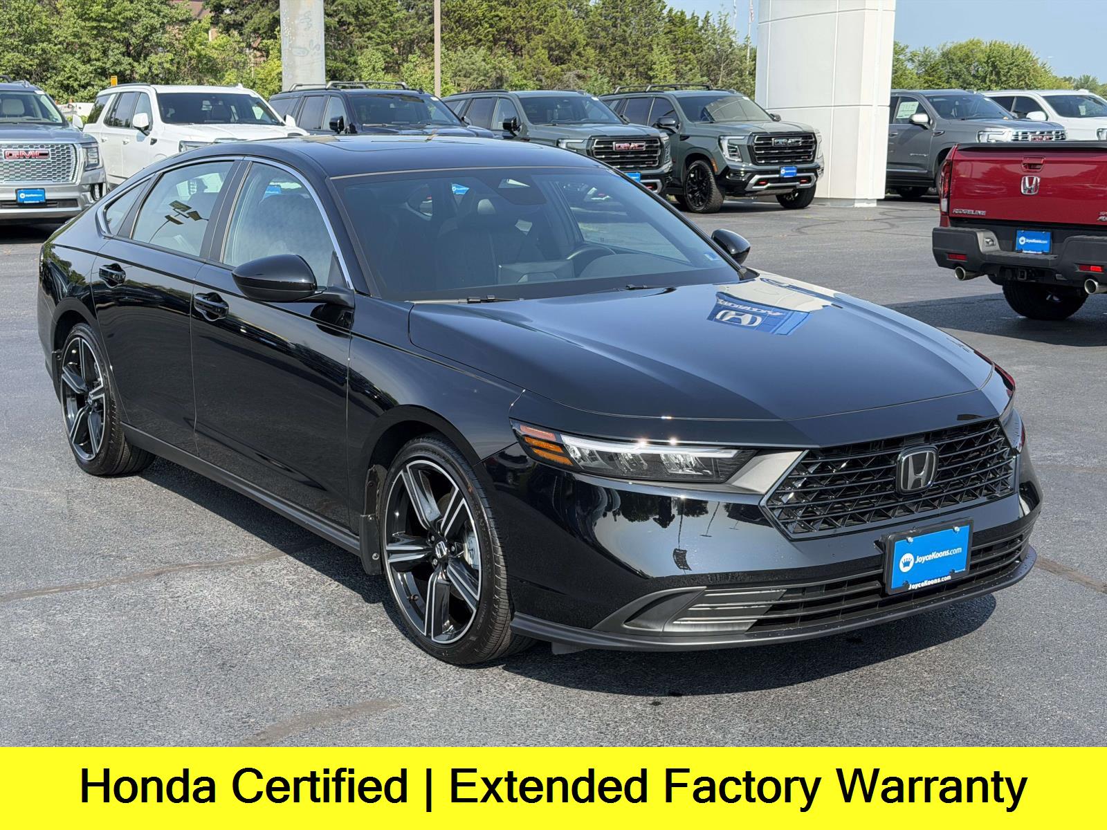 2025 Honda Accord Hybrid Negro (Crystal Black Pearl) Sedán Tracción delantera 1 velocidad Doble cloch