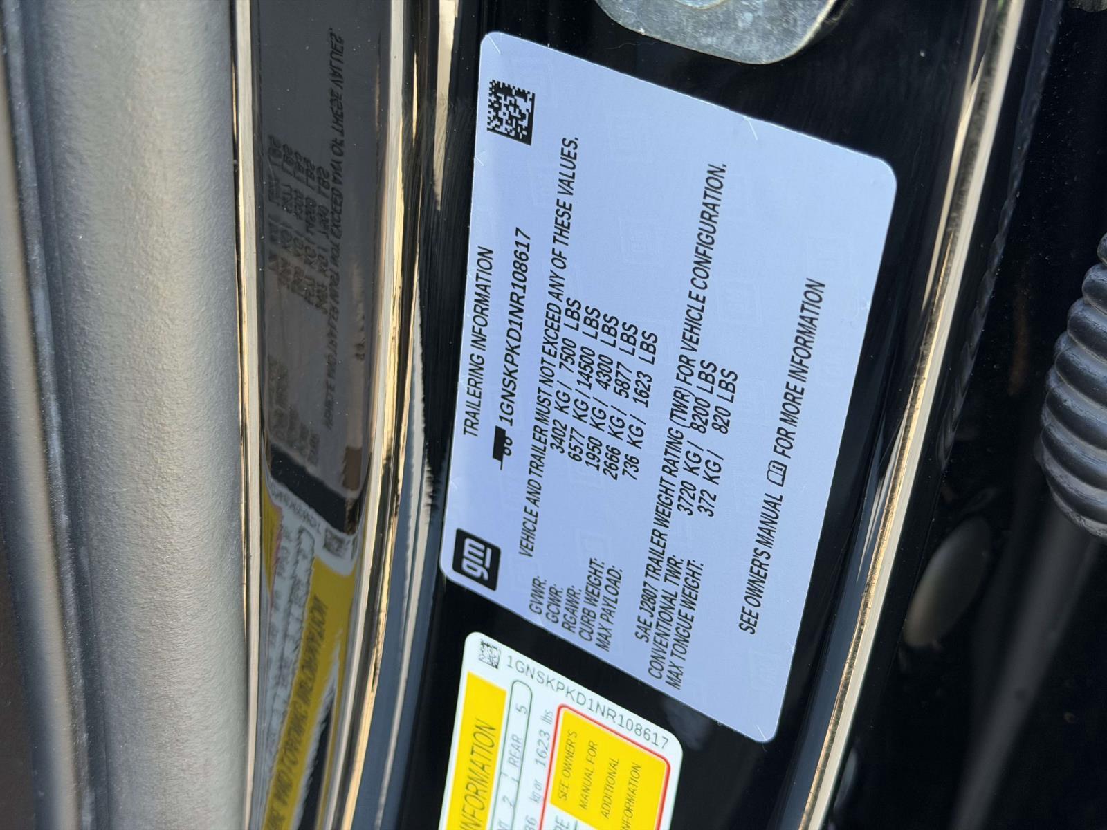 Used 2022 Chevrolet Tahoe SUV