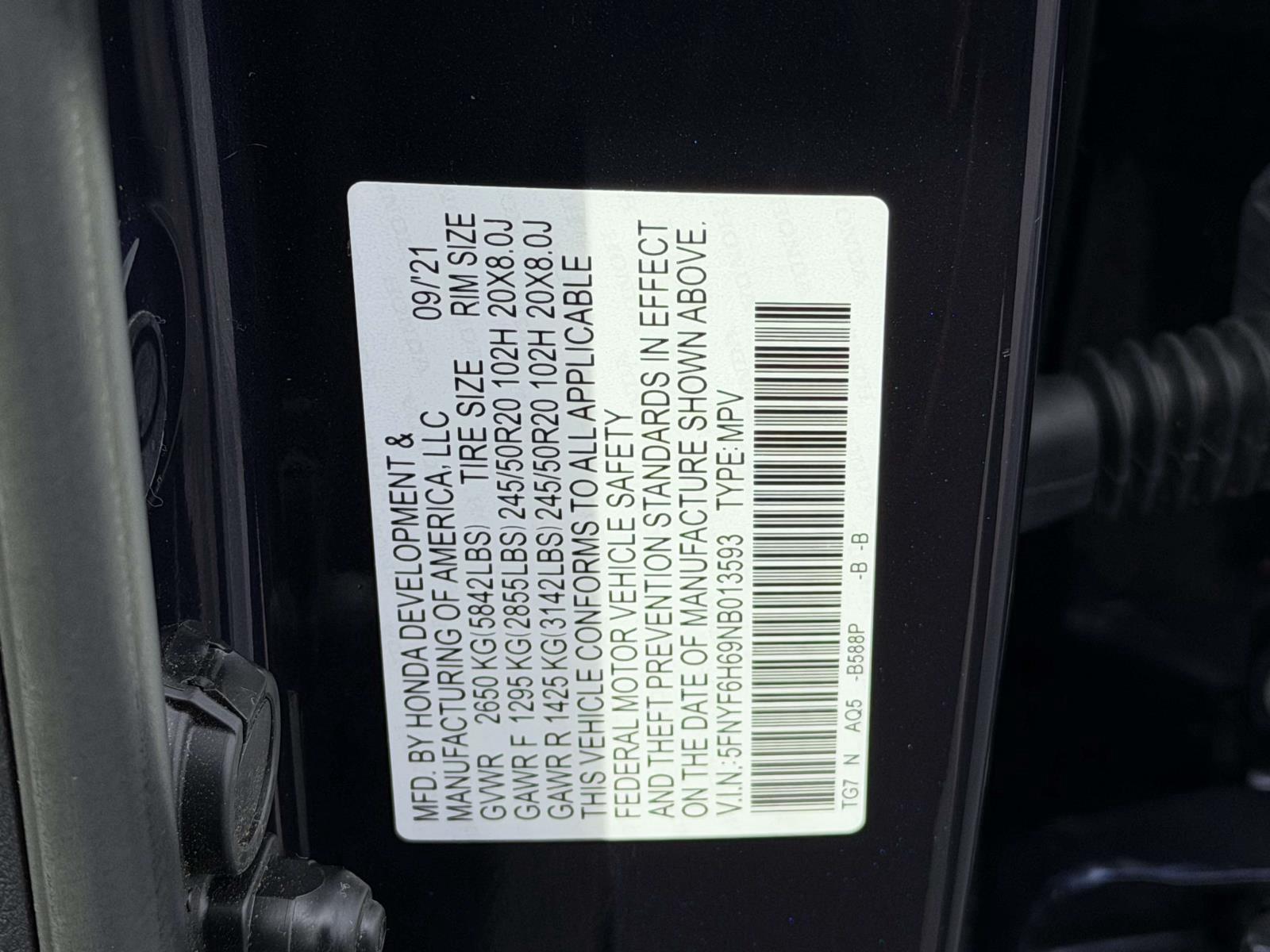 Used 2022 Honda Pilot SUV