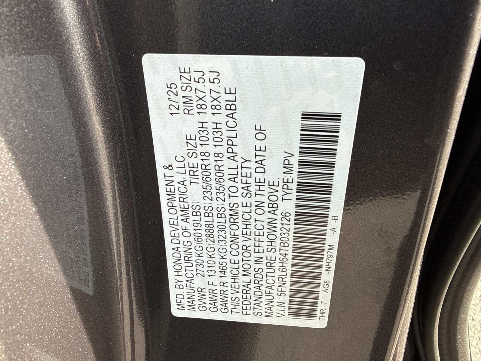 New 2026 Honda Odyssey Van