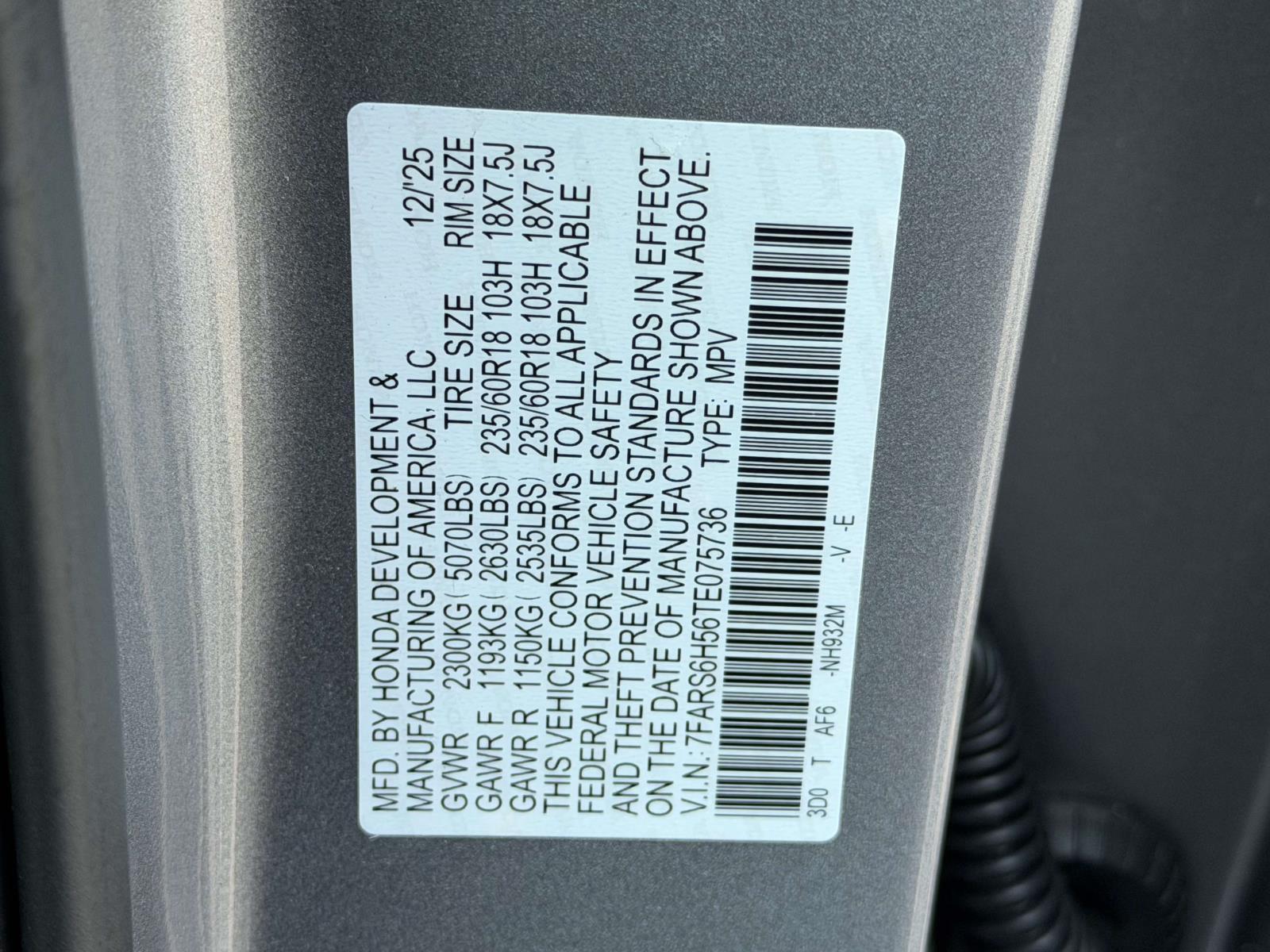 Used 2026 Honda CR-V Hybrid SUV