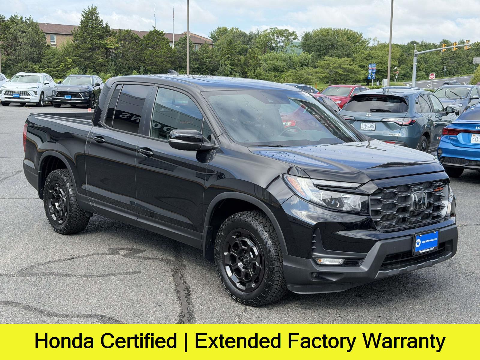 Crystal Black Pearl 2025 Honda Ridgeline Pickup Truck All-Wheel Drive Automatic