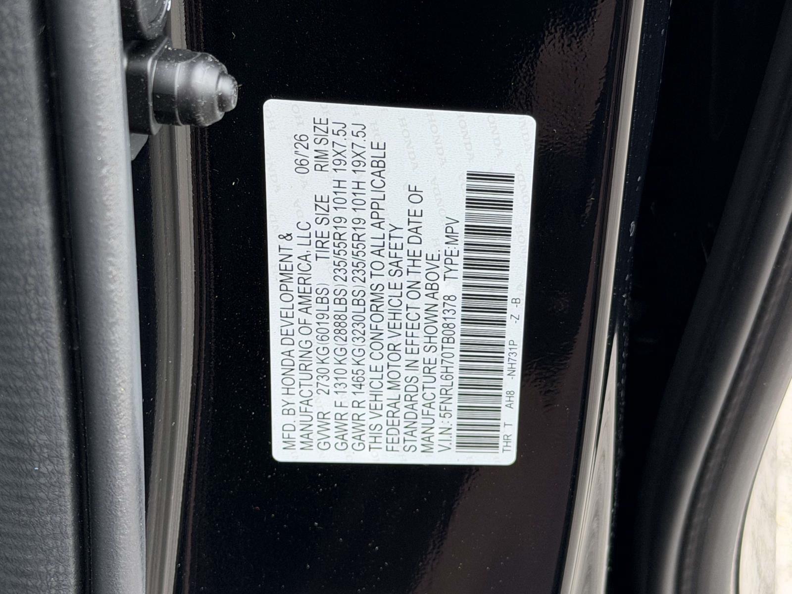 New 2026 Honda Odyssey Van