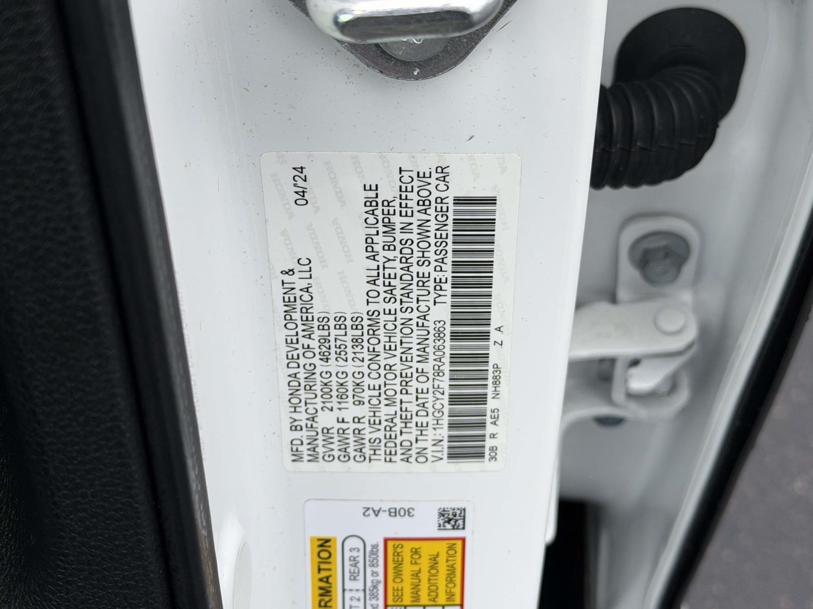 Used 2024 Honda Accord Hybrid Sedan
