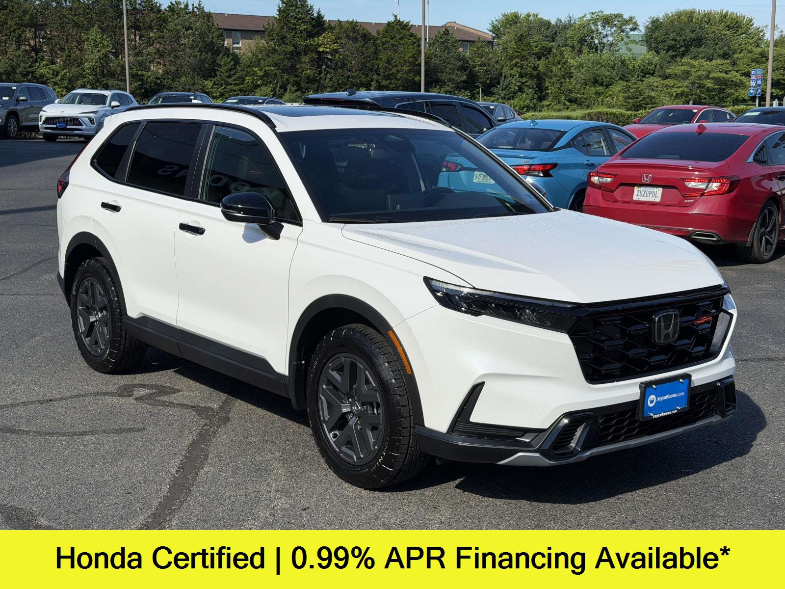 Platinum White Pearl 2026 Honda CR-V Hybrid SUV / Crossover All-Wheel Drive Continuously Variable Transmission