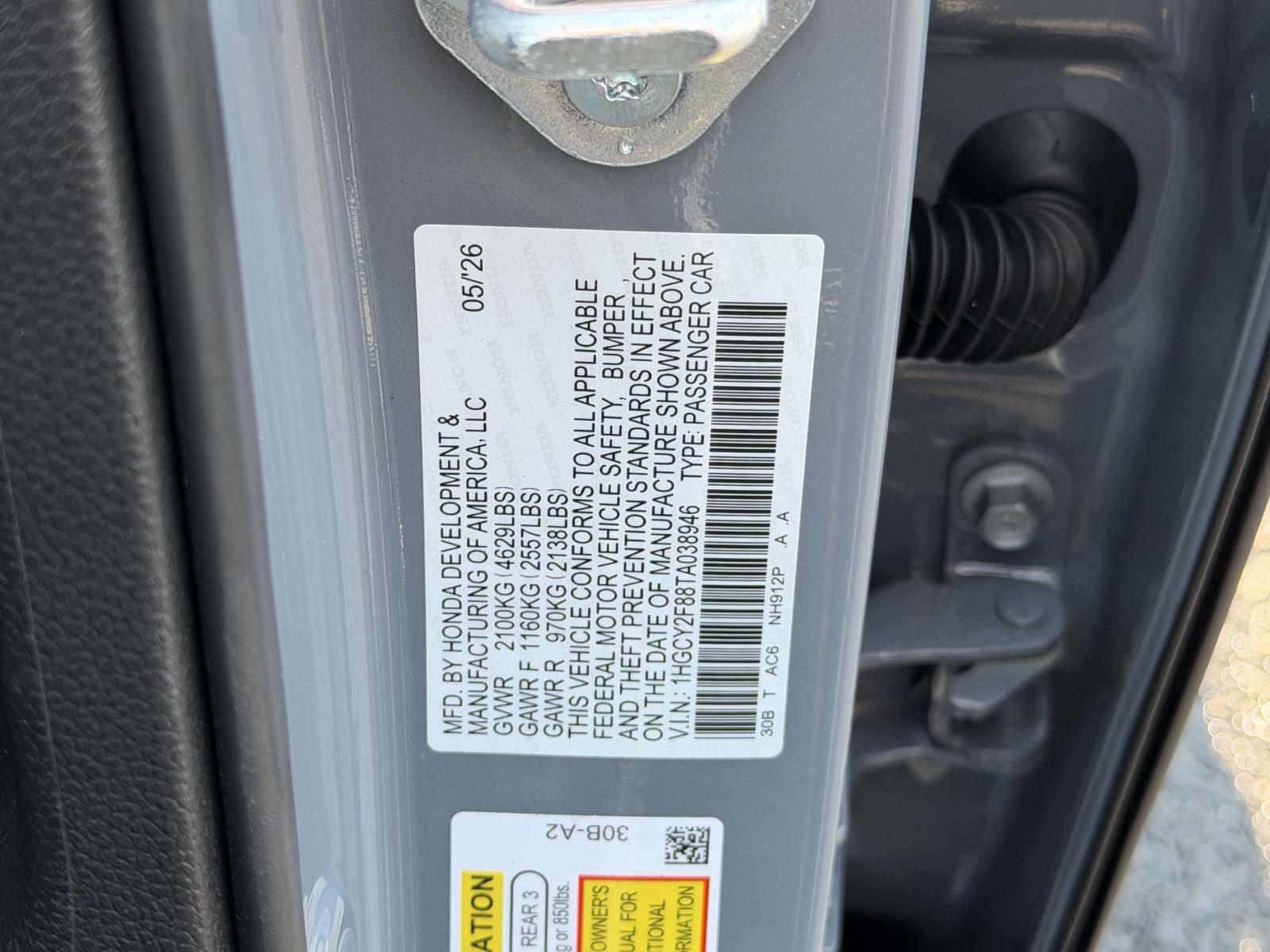 New 2026 Honda Accord Hybrid Sedan