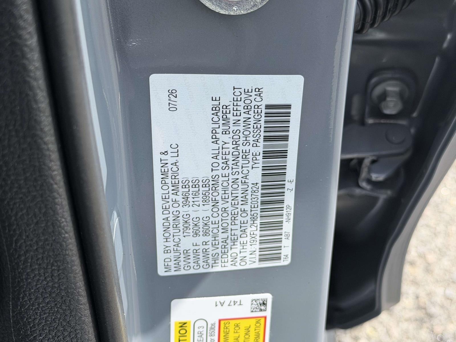 New 2026 Honda Civic Hatchback Hatchback