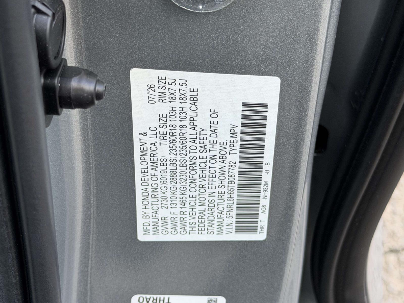 New 2026 Honda Odyssey Van