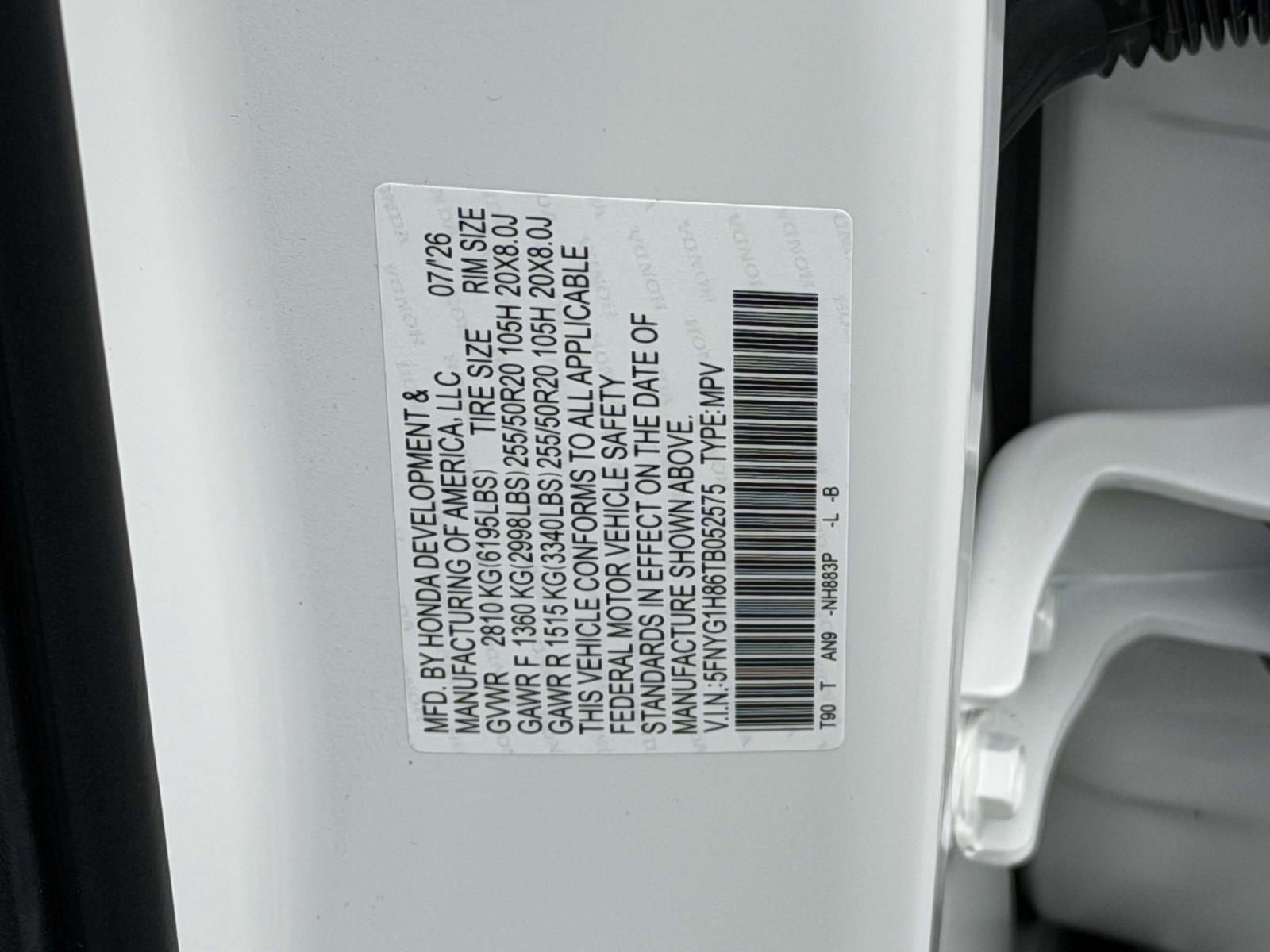 New 2026 Honda Pilot SUV