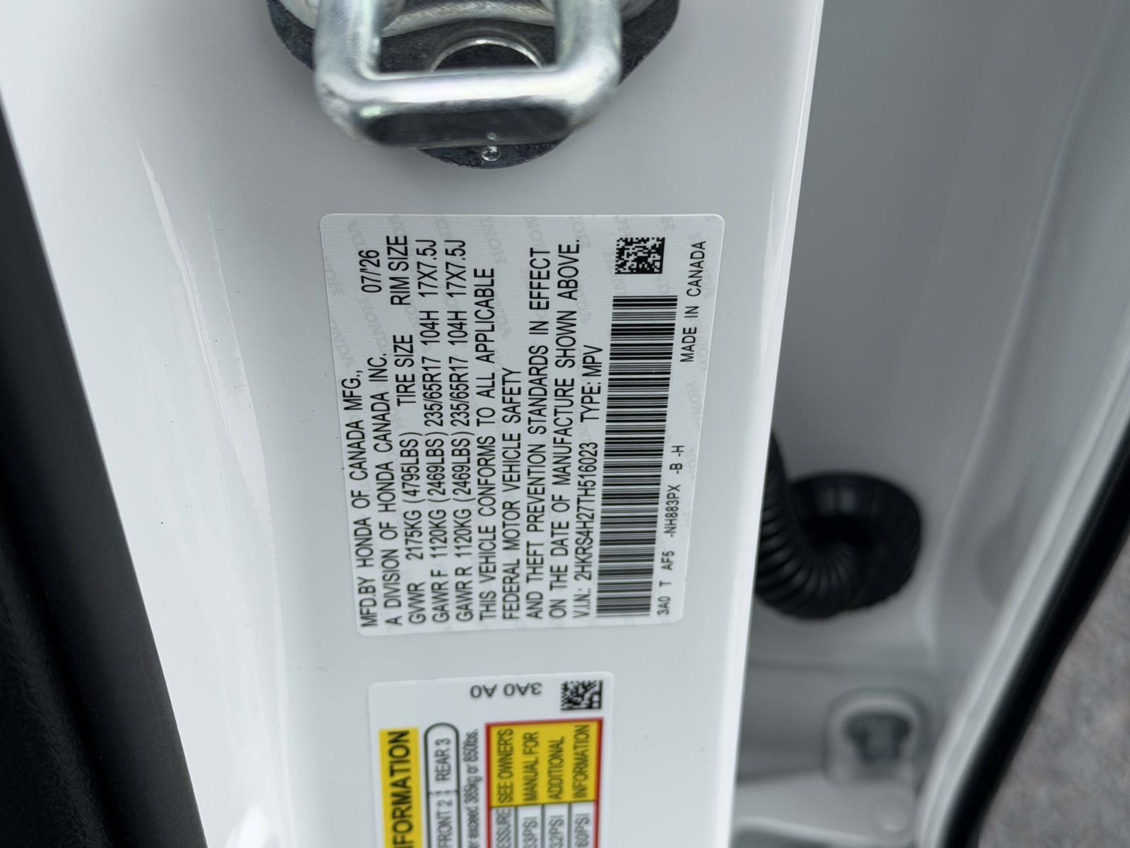 New 2026 Honda CR-V SUV