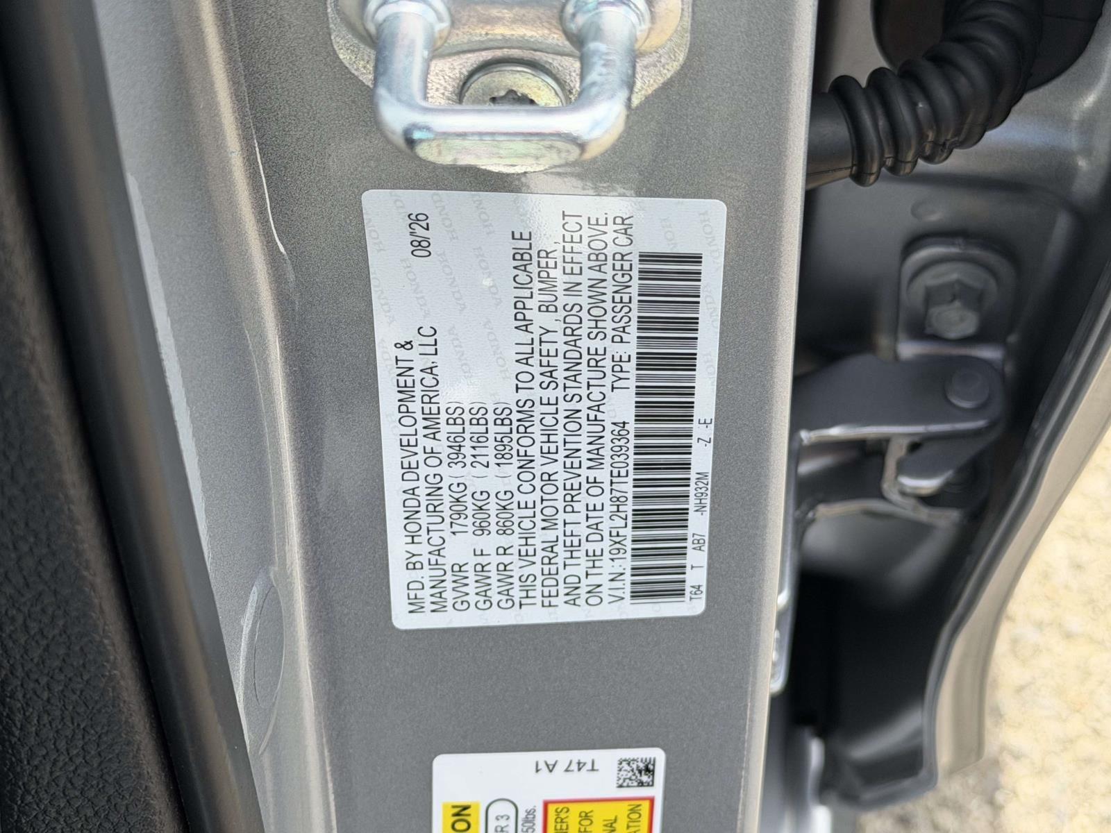New 2026 Honda Civic Hatchback Hatchback
