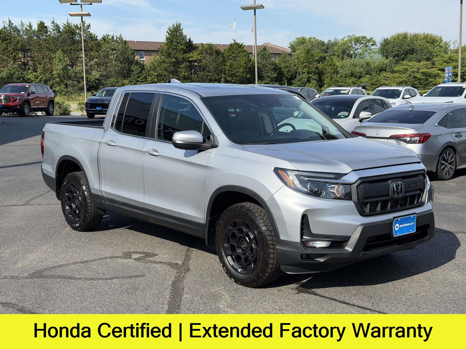 Solar Silver Metallic 2025 Honda Ridgeline Pickup Truck All-Wheel Drive 9-Speed Automatic