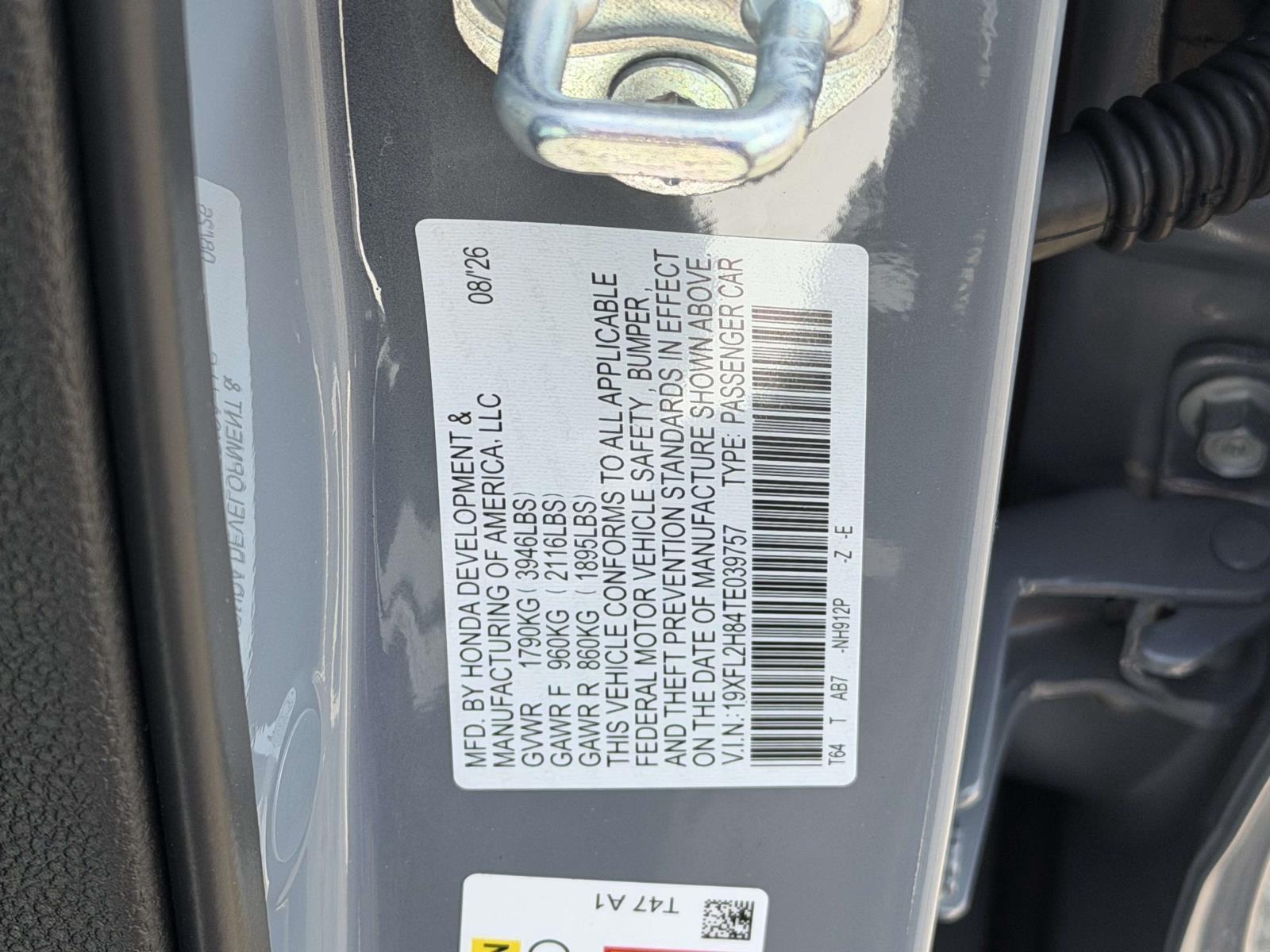 New 2026 Honda Civic Hatchback Hatchback