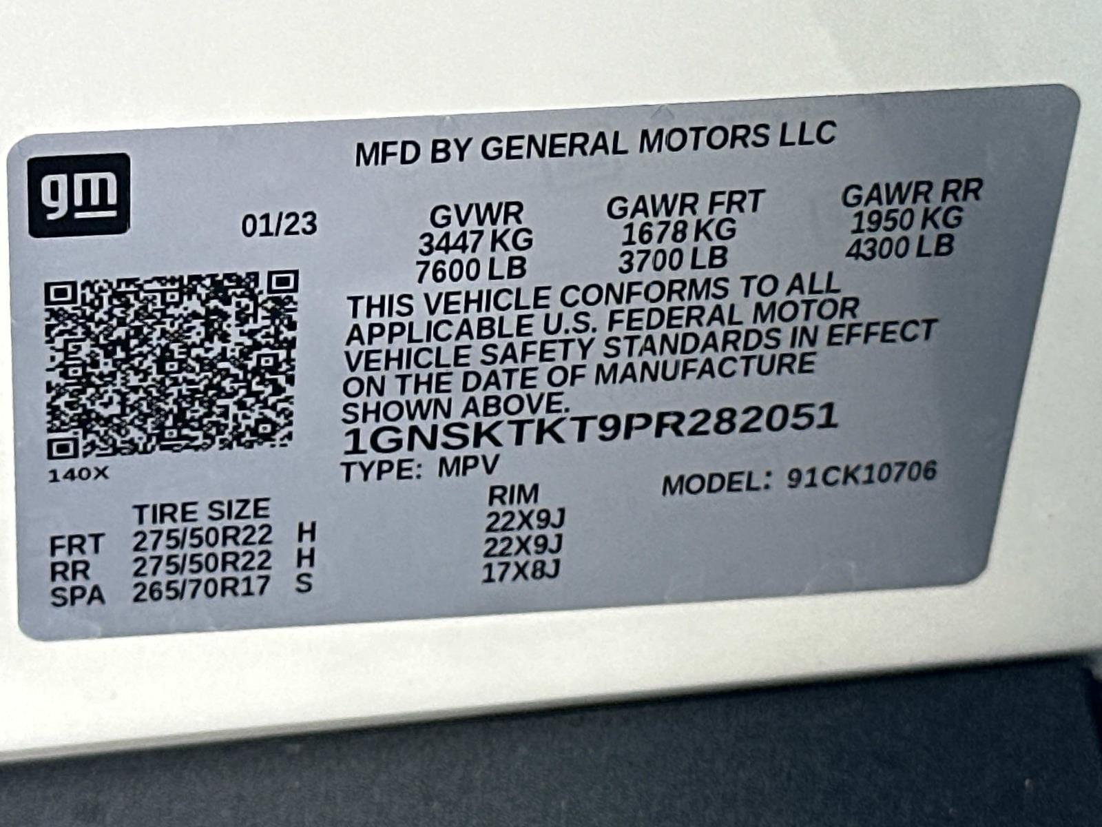 Used 2023 Chevrolet Tahoe SUV