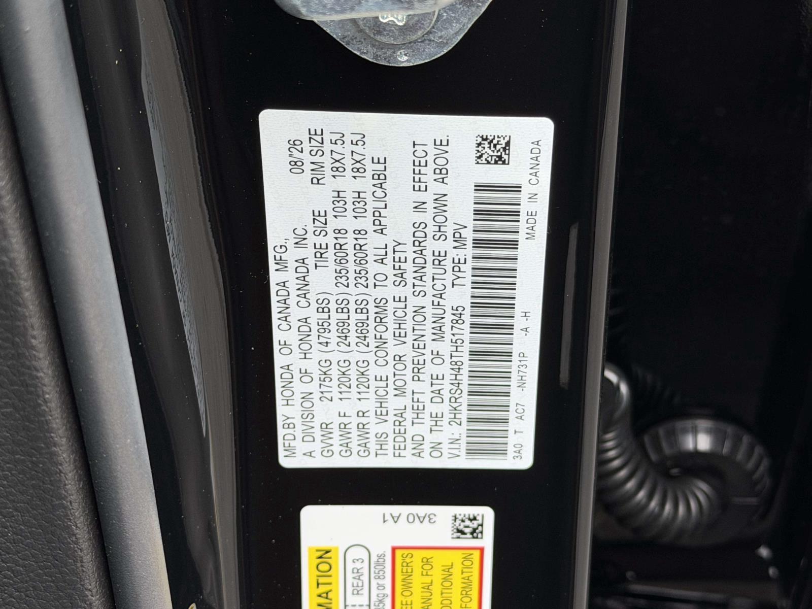 New 2026 Honda CR-V SUV
